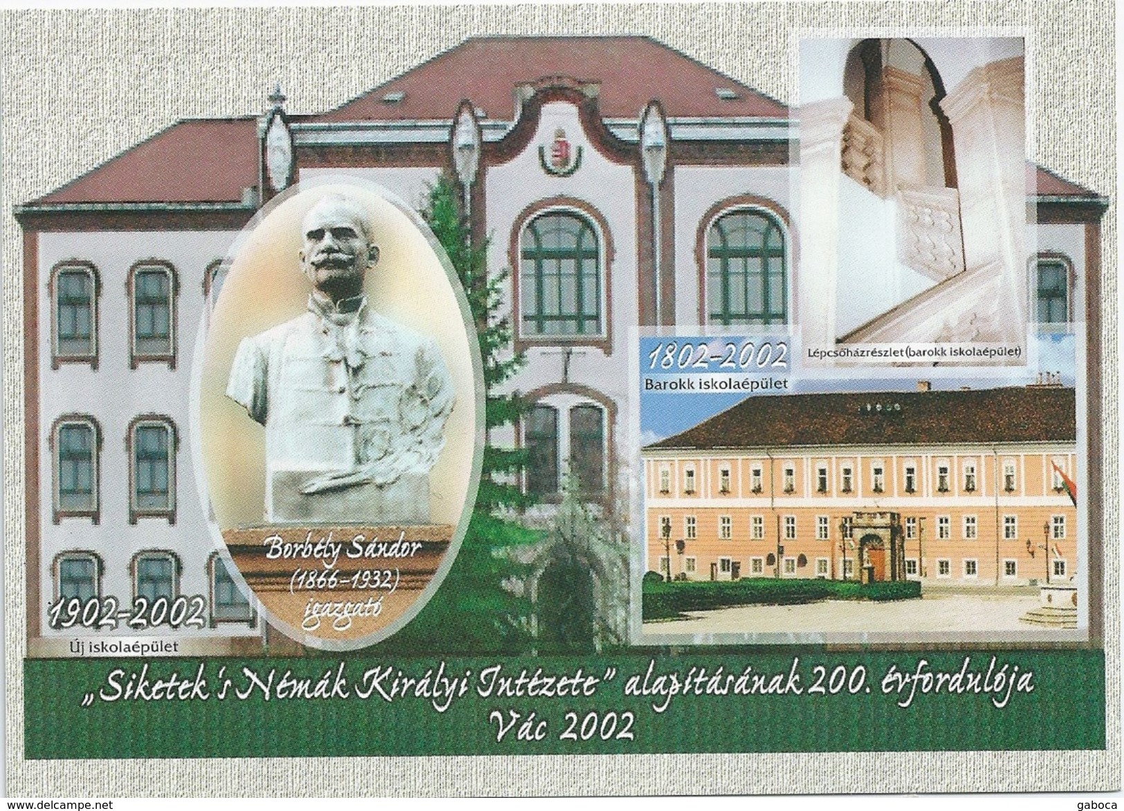 5276 Hungary FDC With SPM Postcard Education Hearing Impairment School Personality - Sonstige & Ohne Zuordnung
