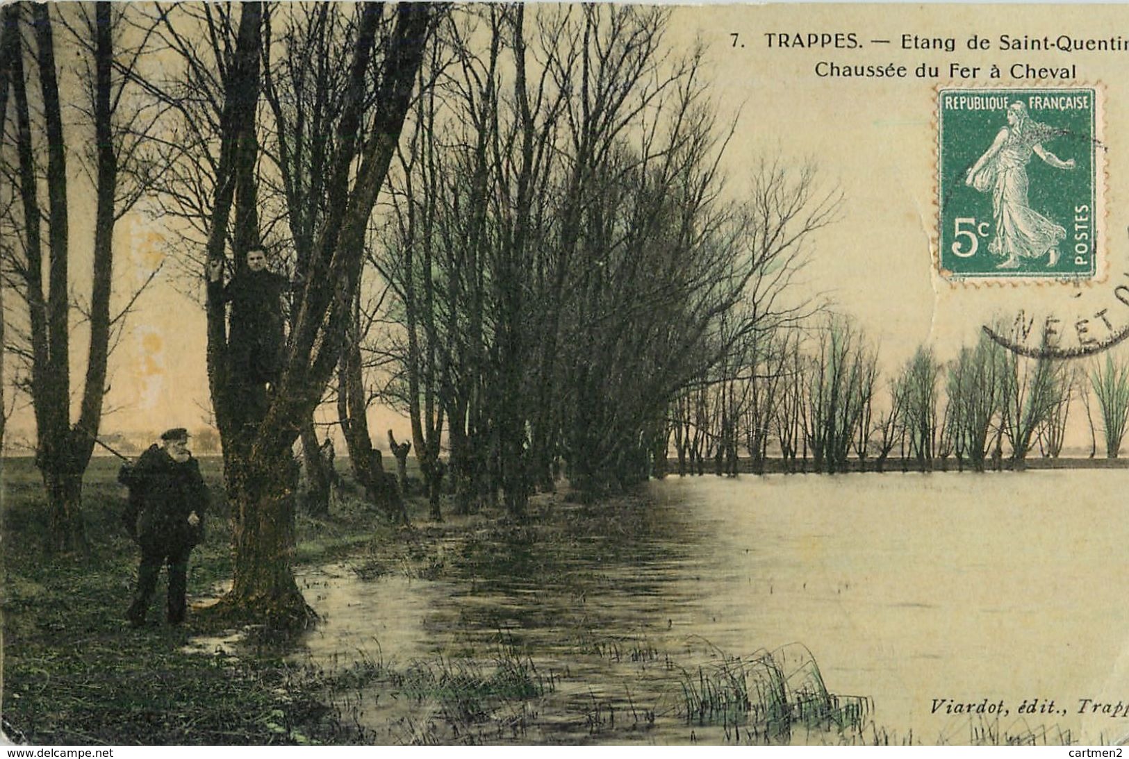 TRAPPES ETANG DE SAINT-QUENTIN CHAUSSEE DU FER A CHEVAL 78 - Trappes