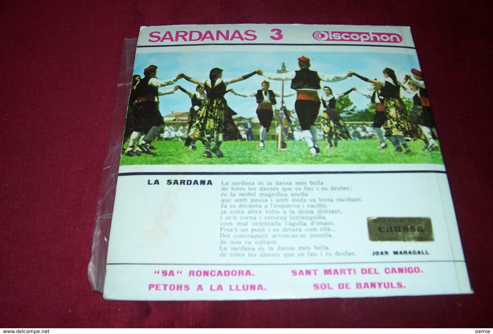 FOLKLORE CATALAN  ° SARDANAS 3   RICARDO VILADESAU   COBLA LA PRINCIPAL DE LA BISBAL     4 TITRES - Collections Complètes