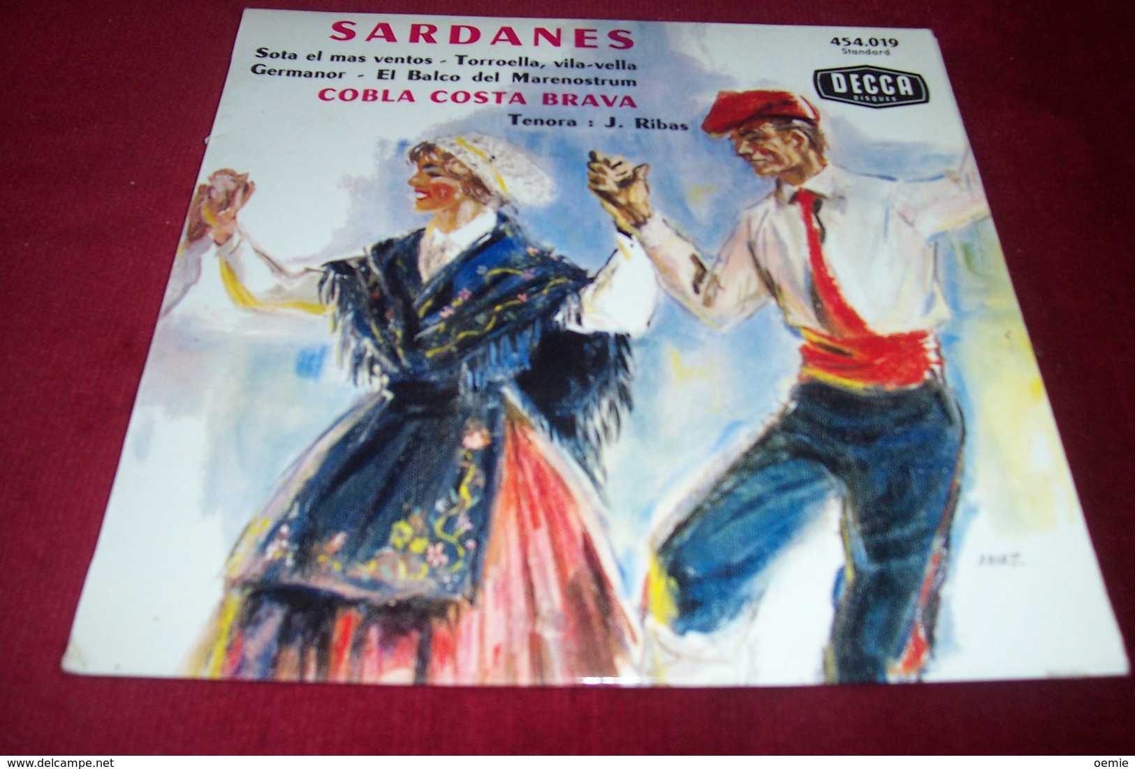 FOLKLORE CATALAN  °SARDANES  COBLA  COSTA BRAVA  J RIBAS   4 TITRES - Complete Collections