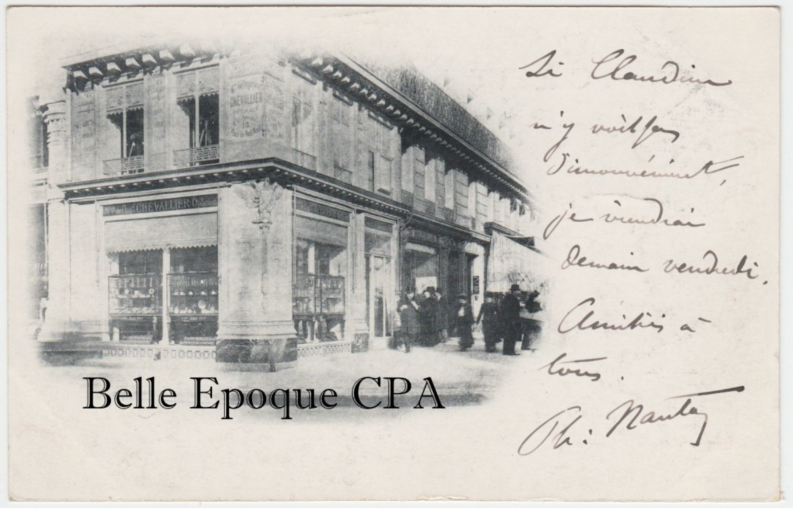 75 - PARIS 08 - 21, Rue Royale - Maison De L'Ingénieur CHEVALLIER / Opticien +++++ 1903 ++++++ RARE - Arrondissement: 08