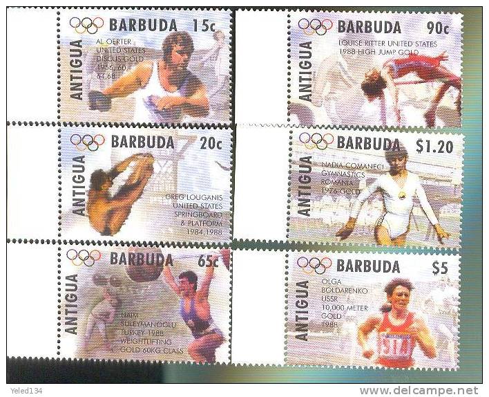 ANTIGUA & BARBUDA 1891-6  MINT N.H. STAMPS OF SPORTS OLYMPIC GAMES   ( 1996 ATLANTA - Other & Unclassified