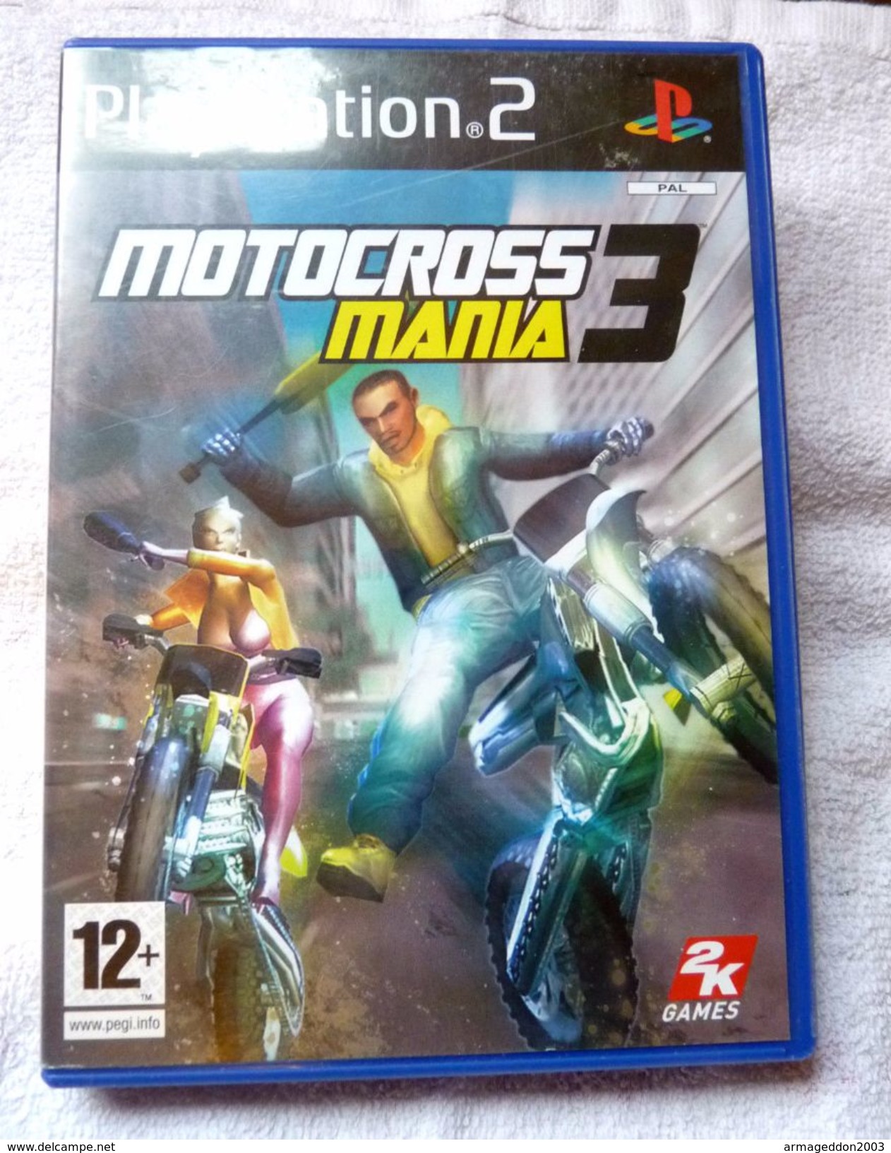 Sony Playstation 2 PS2 MOTOCROSS MANIA 3 Tbe FONCTIONNE COMPLET - Playstation 2