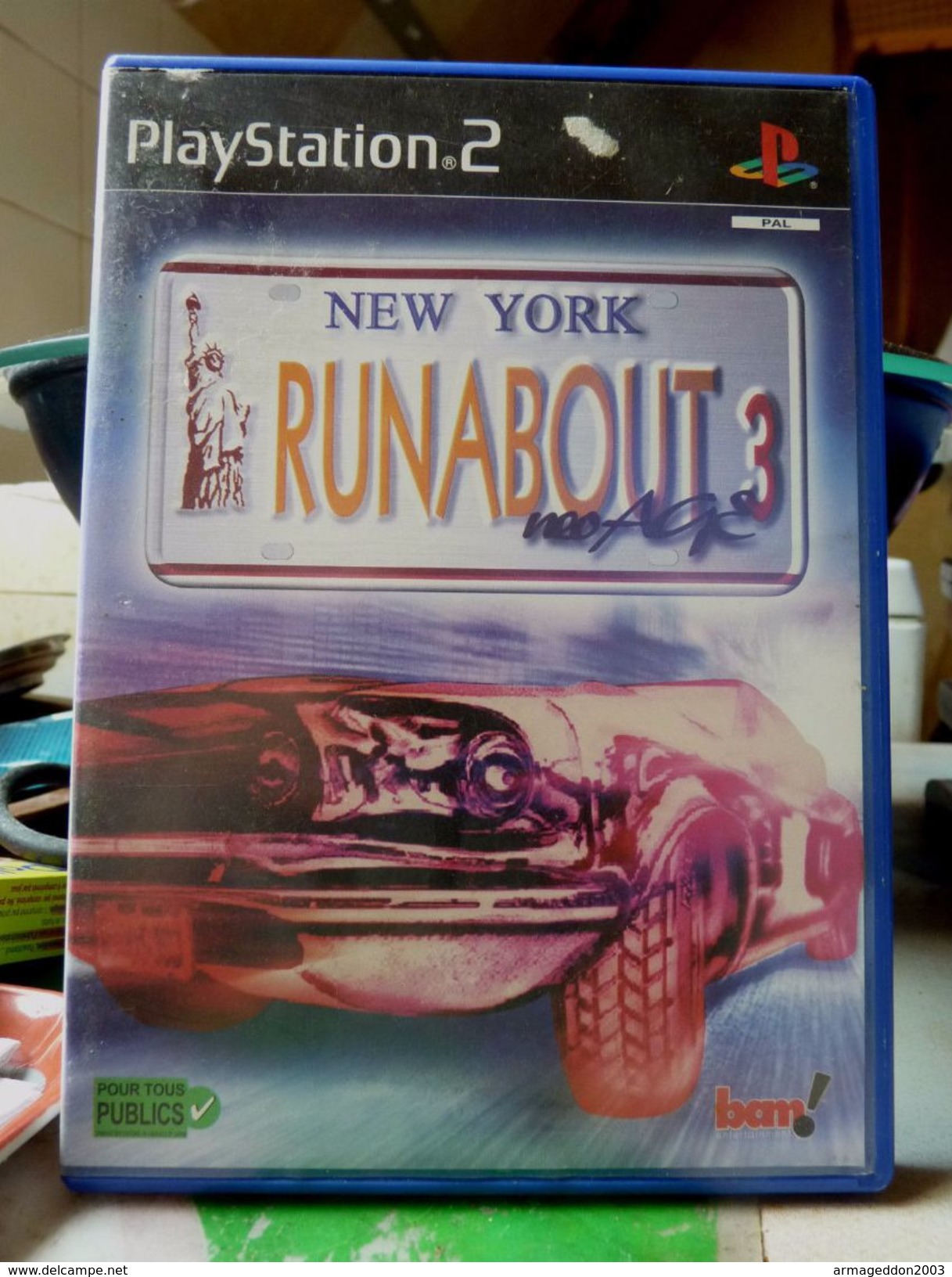 Sony Playstation 2 PS2 NEW YORK RUNABOUT 3 NEO AGE / Tbe FONCTIONNEL Complet - Playstation 2
