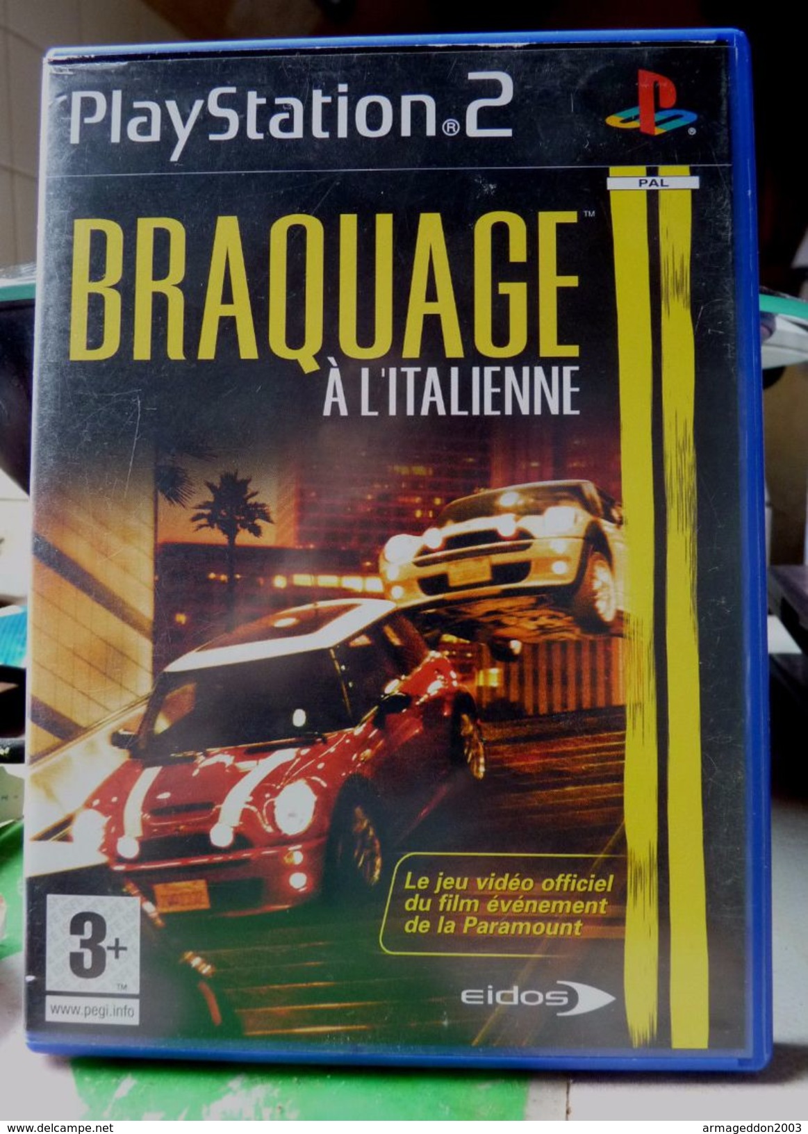 Sony Playstation 2 PS2 BRAQUAGE A L'ITALIENNE / Tbe FONCTIONNEL Complet - Playstation 2