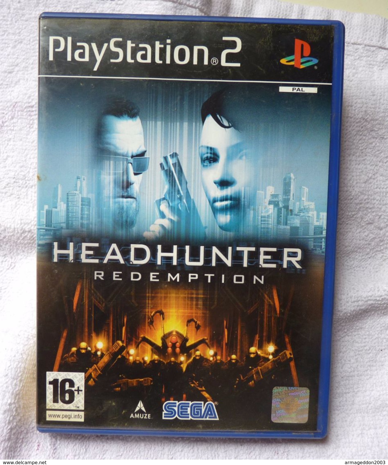 Sony Playstation 2 PS2 HEADHUNTER REDEMPTION / FR / Tbe FONCTIONNEL COMPLET - Playstation 2