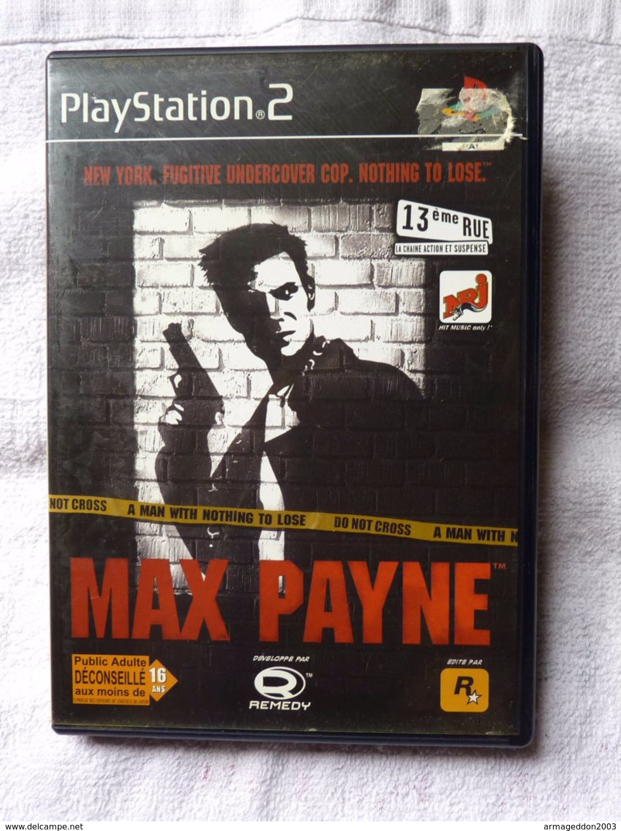 Sony Playstation 2 PS2 MAX PAYNE FR / Tbe FONCTIONNEL COMPLET - Playstation 2