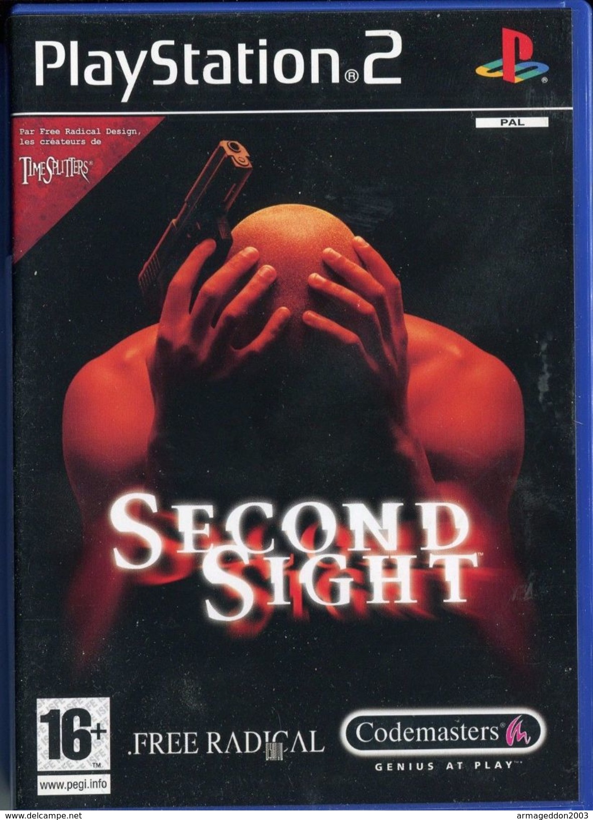 Sony Playstation 2 / PS2 SECOND SIGHT FR / Tbe COMPLET FONCTIONNEL - Playstation 2