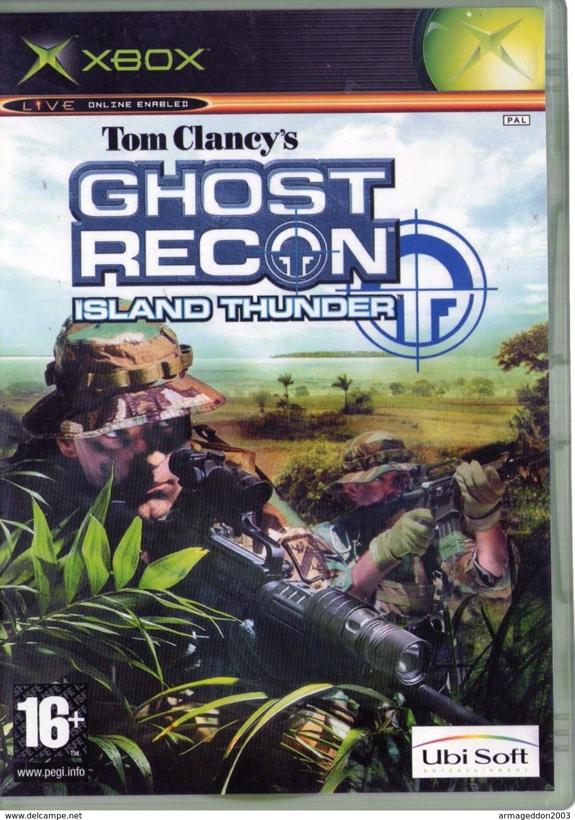 JEU XBOX TOM CLANCEY'S GHOST RECON ISLAND THUNDER FONCTIONNEL TESTE TBE - Xbox