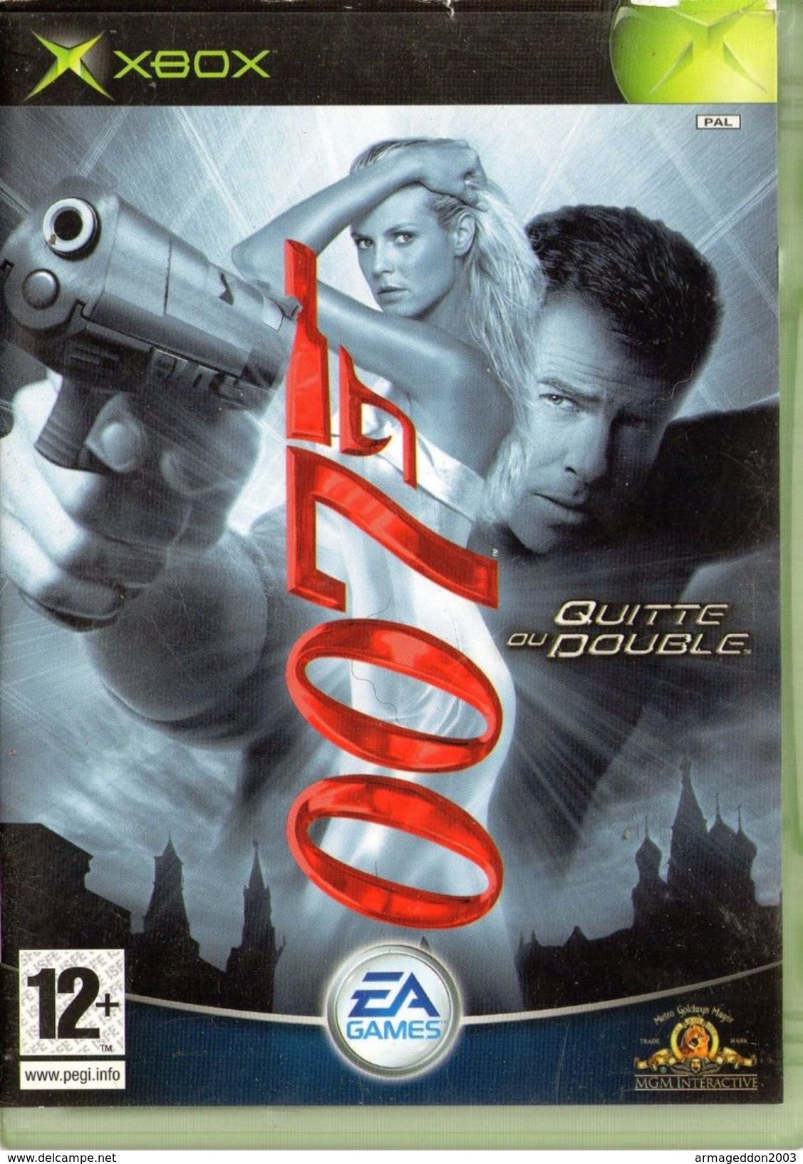 JEU XBOX 007 QUITTE OU DOUBLE FONCTIONNEL TESTE / TBE - Xbox