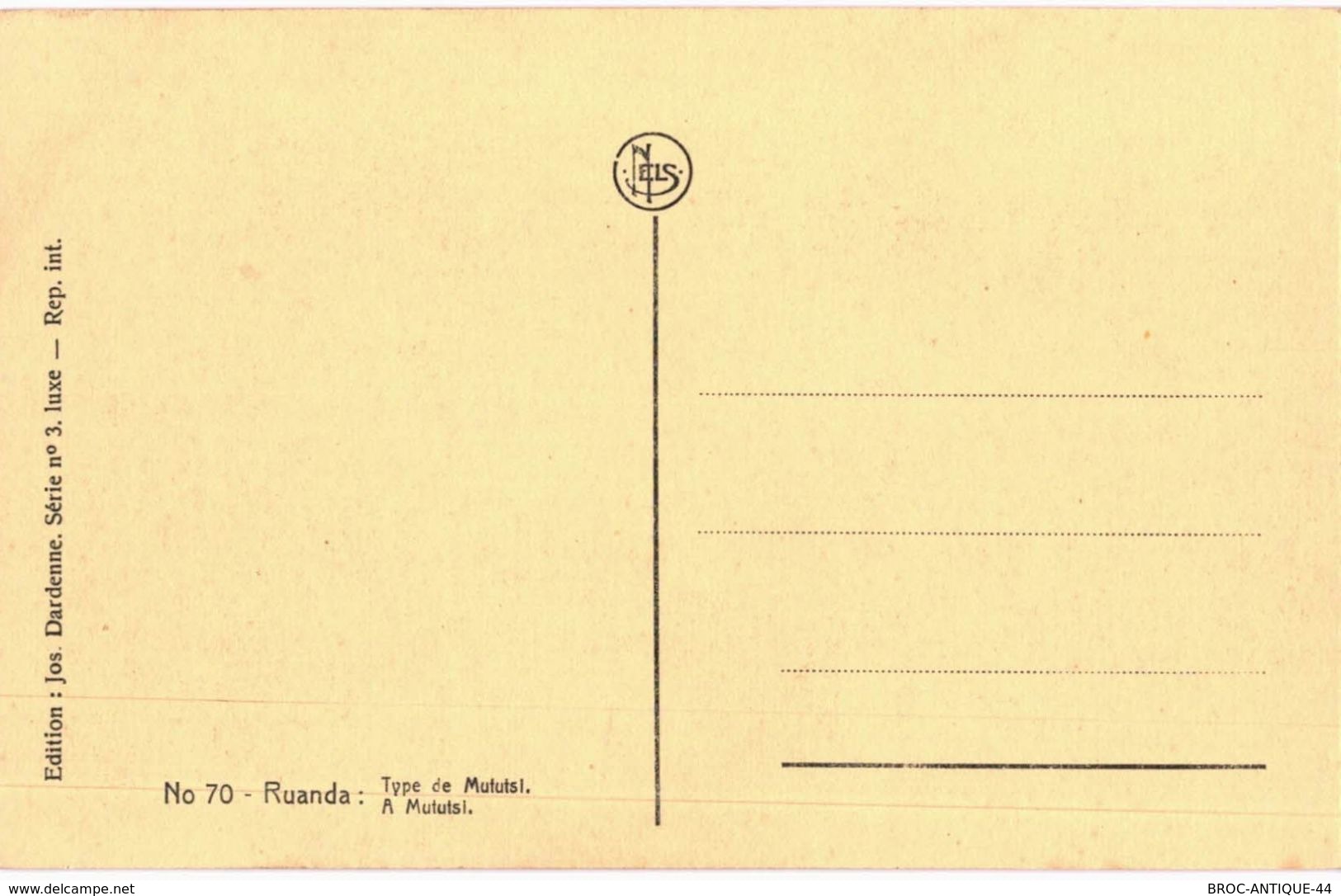 CPA N°550 - RUANDA - TYPE DE MUTUTSI - Ruanda-Urundi