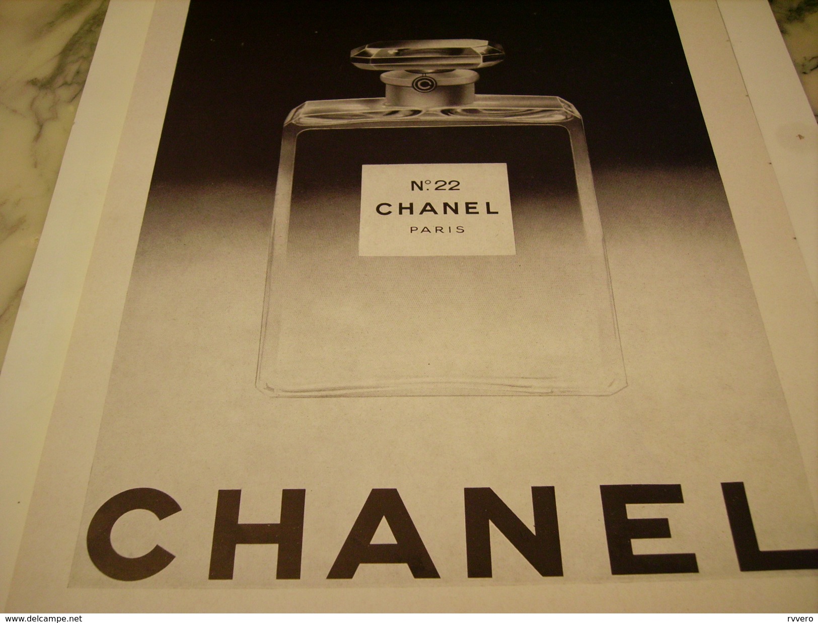 ANCIENNE PUBLICITE PARFUM CHANEL BOIS DES ILES 1949 - Zonder Classificatie