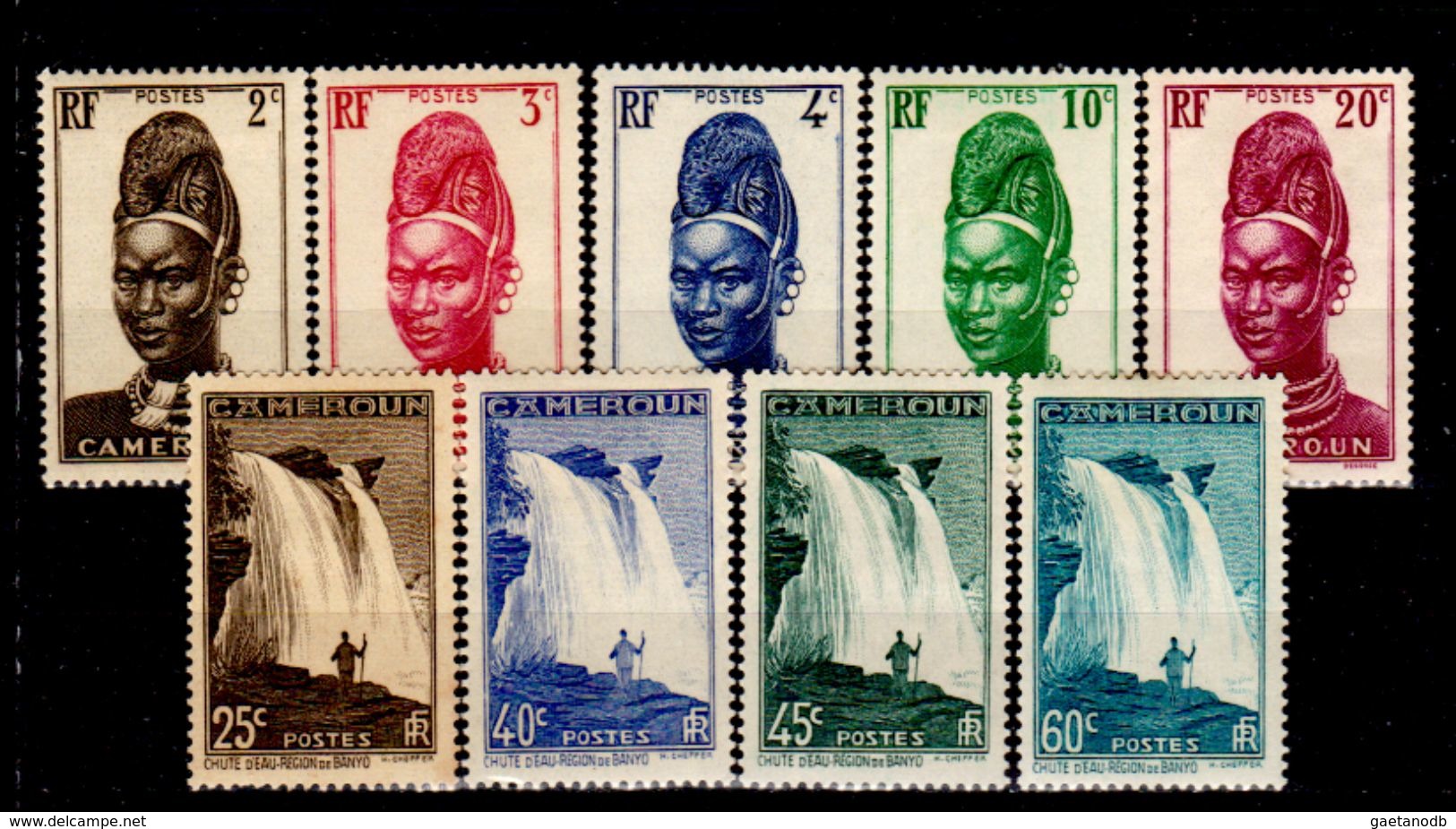 Camerun-0077 - Emissione 1939 (+/sg) Hinged/NG - Tracce Di Aderenza - Senza Difetti Occulti. - Neufs