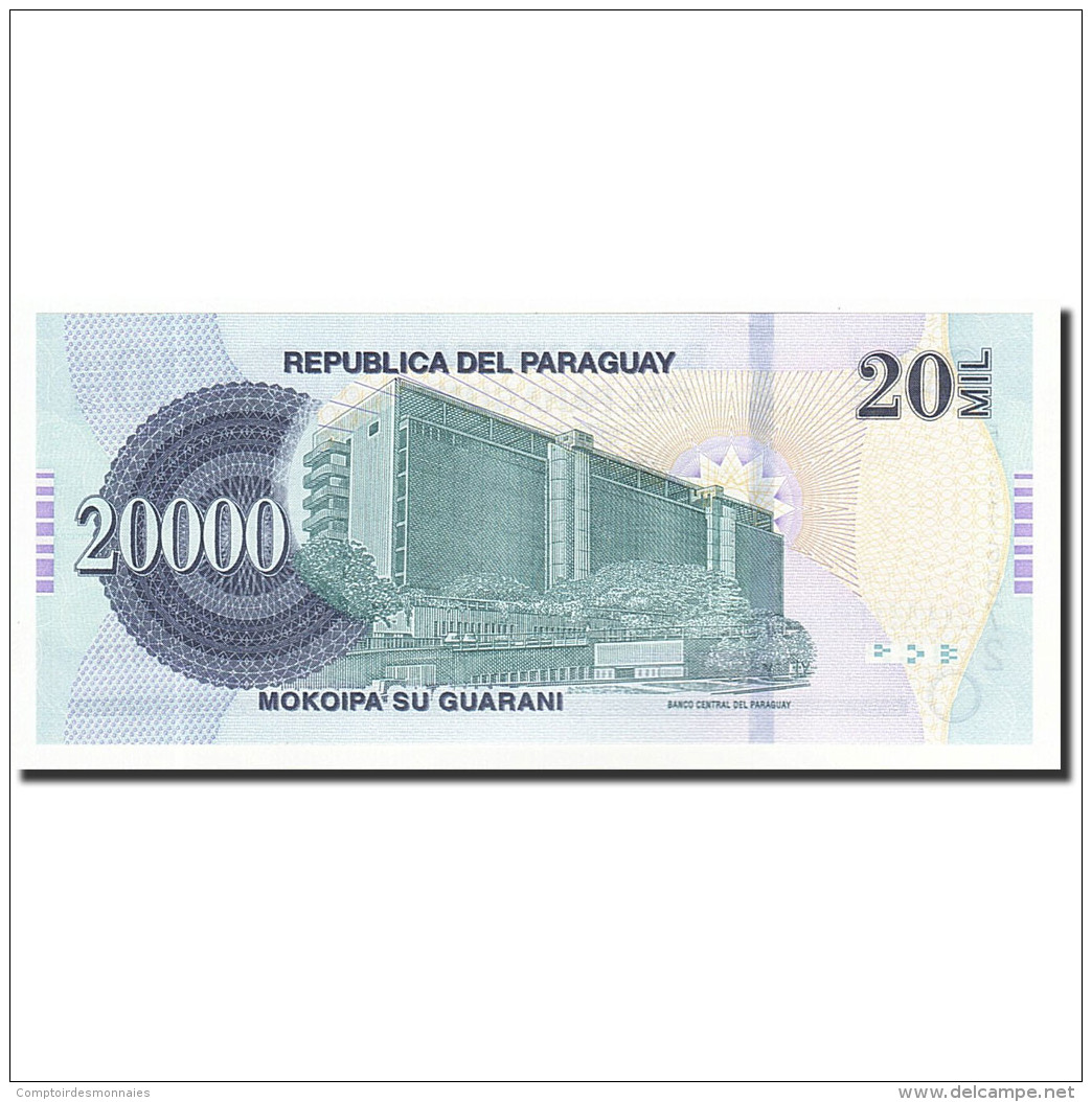 Paraguay, 20 000 Guaranies, 2015, NEUF - Paraguay