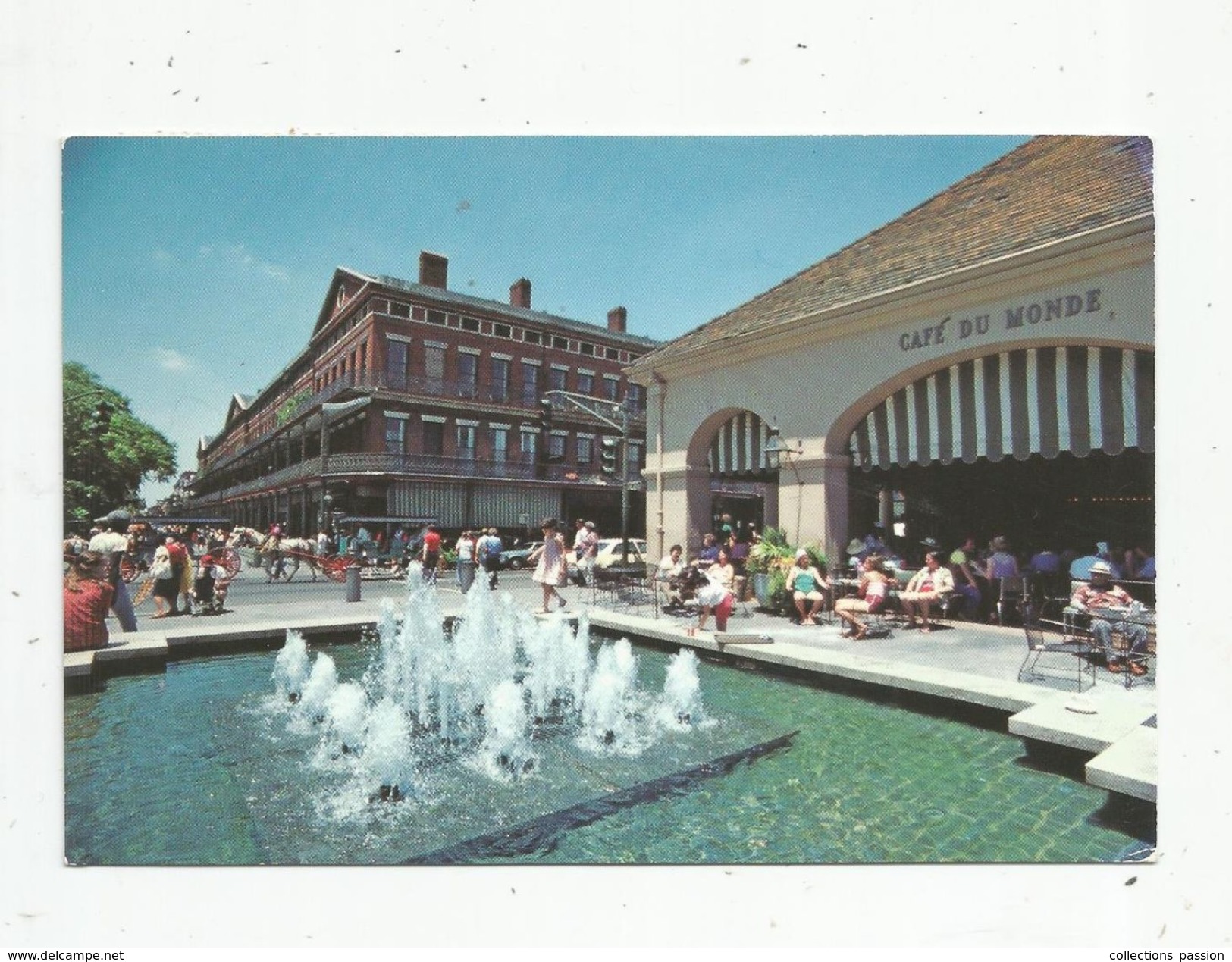 Cp , Commerce , CAFE DU MONDE , Etats Unis , Louisiana , NEW ORLEANS , Vierge - Cafés