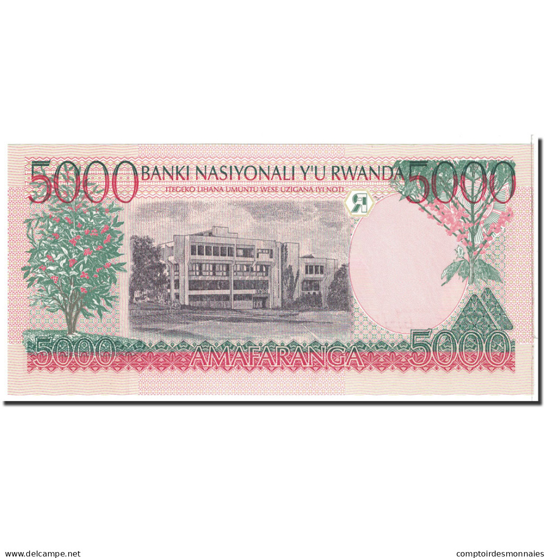 Billet, Rwanda, 5000 Francs, 1998, 1998-12-01, KM:28a, NEUF - Rwanda