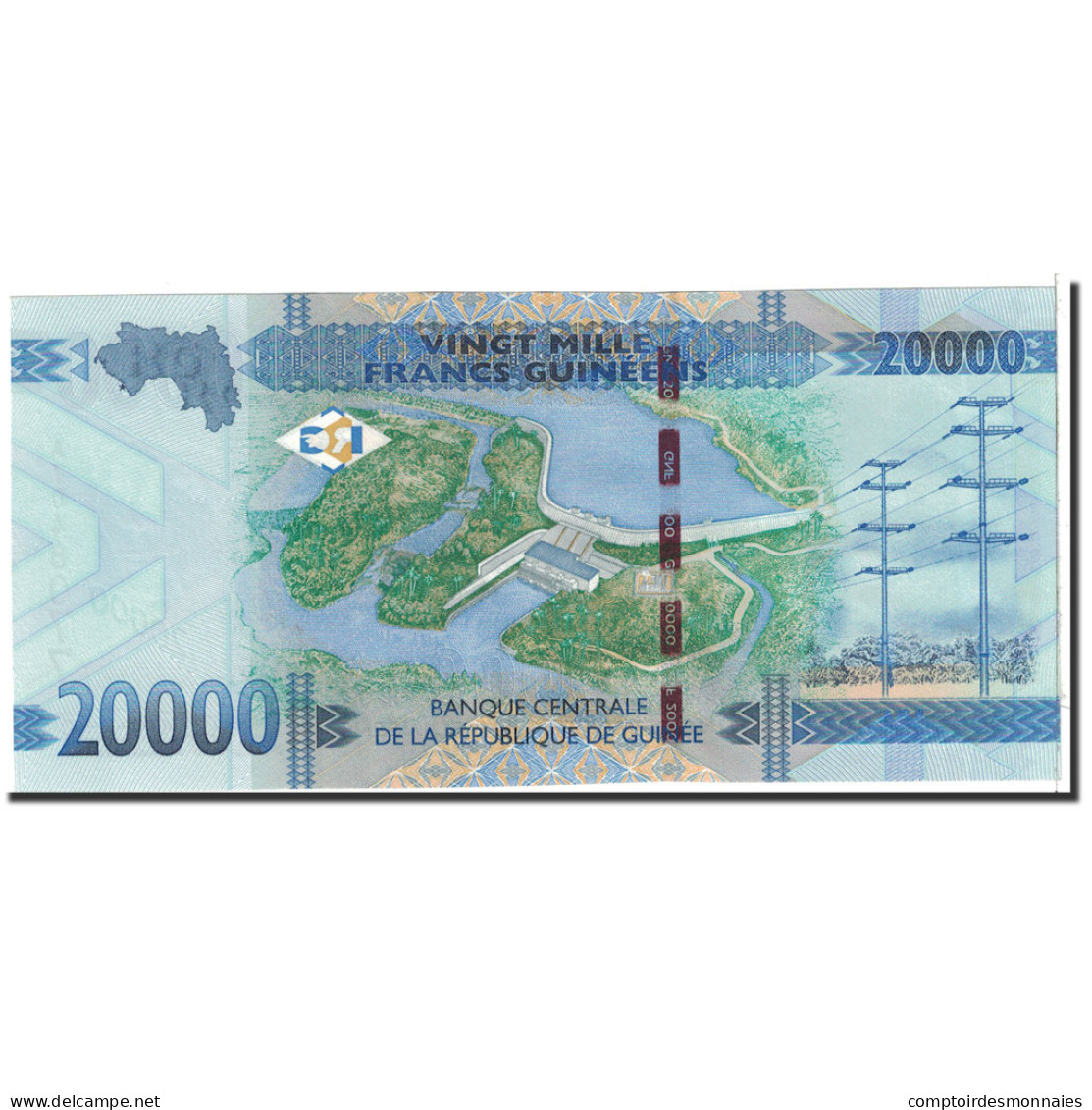 Billet, Guinea, 20000 Francs, 2015, Undated, KM:47, NEUF - Guinea