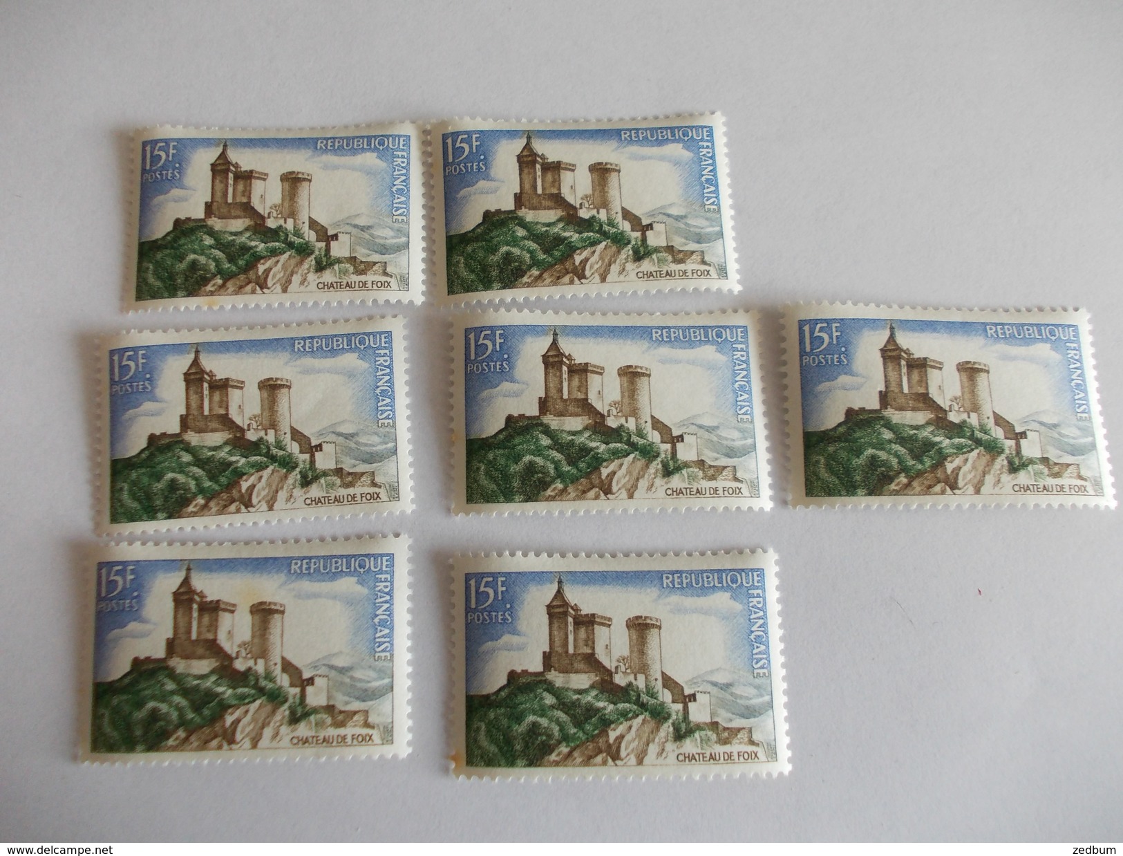 TIMBRE France Chateau De Foix Valeur 2.10 &euro; N°YT 1175 Lot De Timbres - Ungebraucht