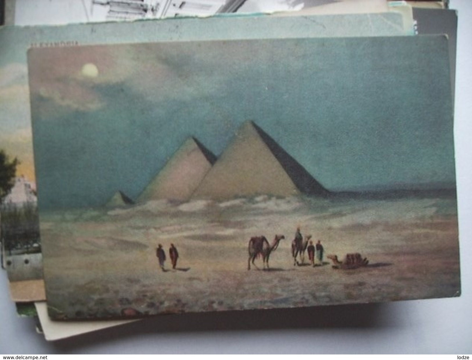 Egypte Egypt Pyramids At Moonlight - Piramiden