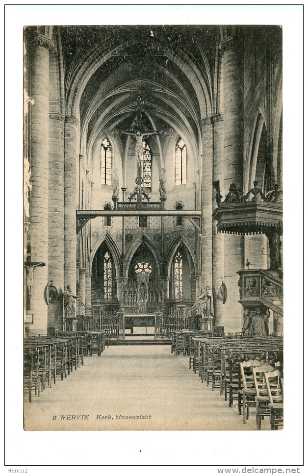 Wervik - Kerk Binnenzicht / Photo Leyer 2 - Wervik