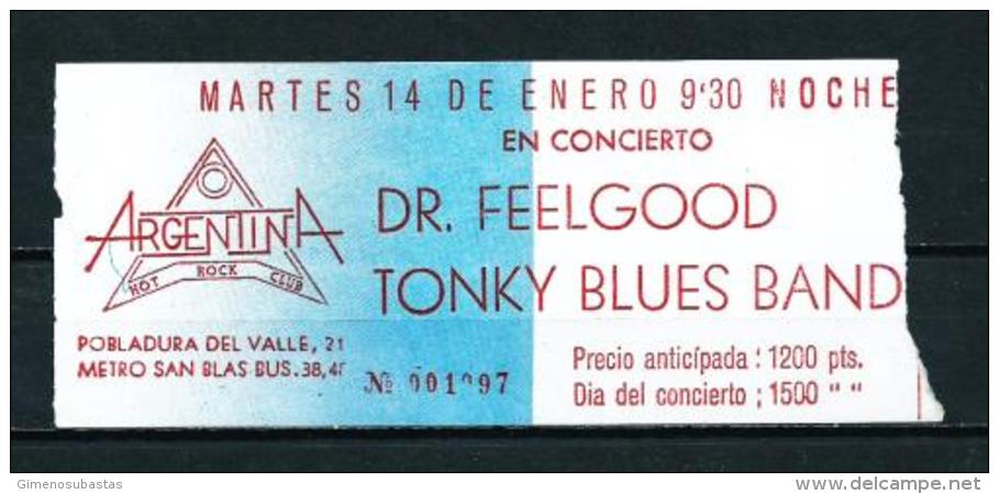 Dr. Feelgood (España) ¡¡Ocasión Ultimos Dias!! - Entradas A Conciertos