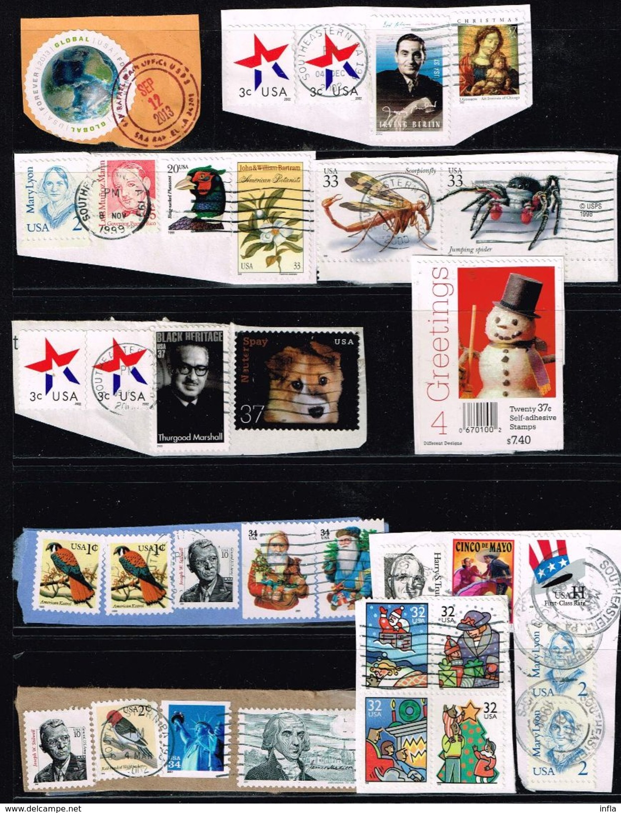 USA Auf Papier, Michel# O - Used Stamps