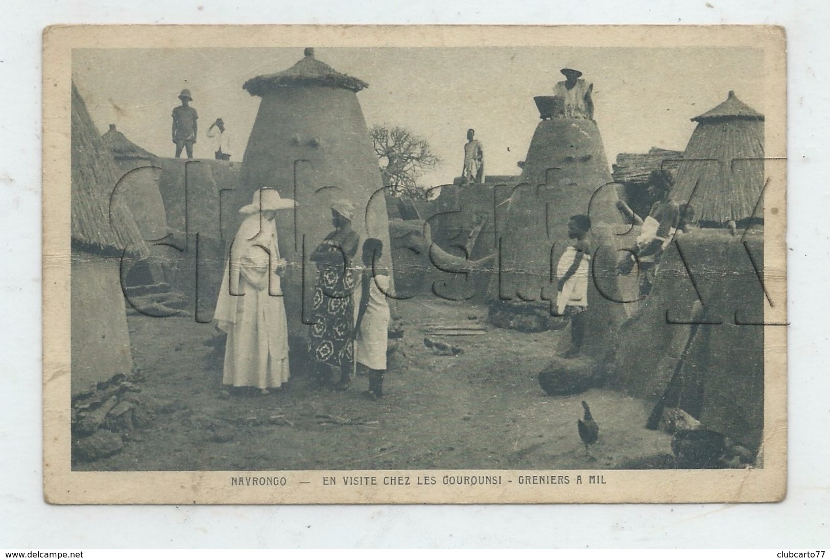 Navrongo (Ghana) : Visite D'une Religieuse Des Greniers à Mil  Des Gourounsi En 1926 (animé) PF. - Ghana - Gold Coast