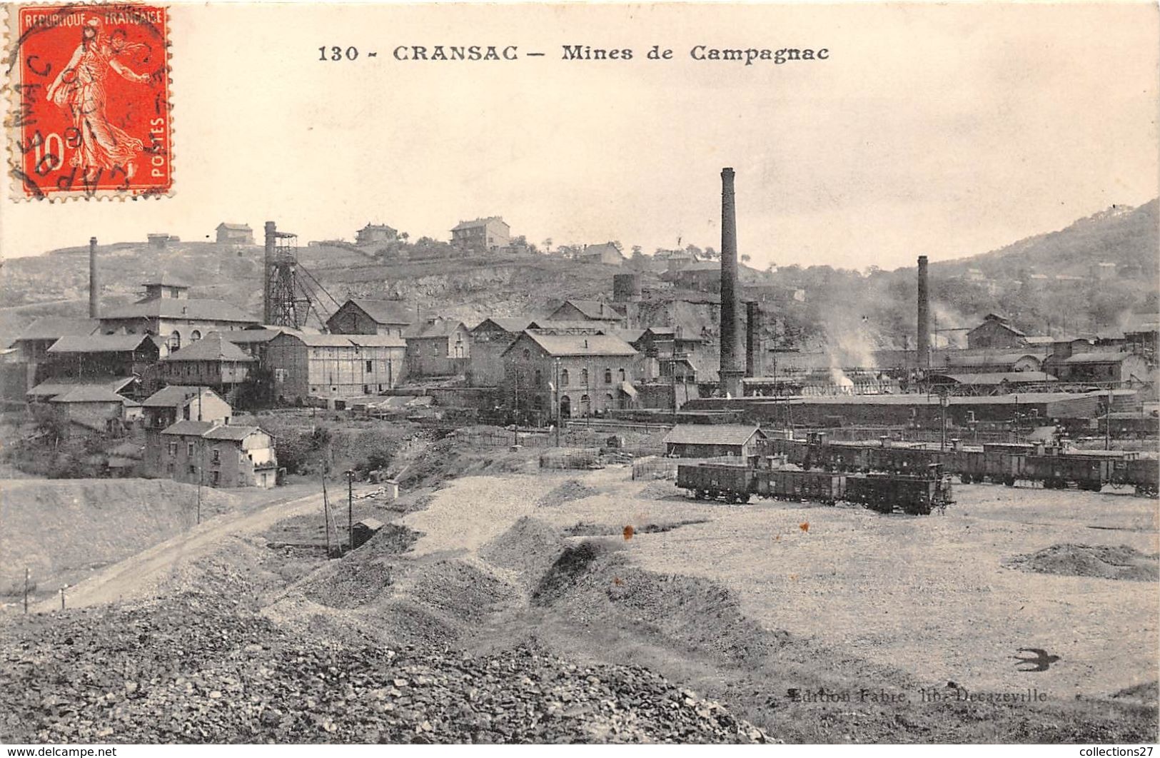 12-CRANSAC- MINES DE CAMPAGNAC - Autres & Non Classés