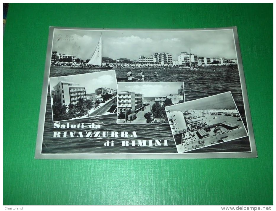 Cartolina Saluti Da Rivazzura Di Rimini - Vedute Diverse 1961 - Rimini