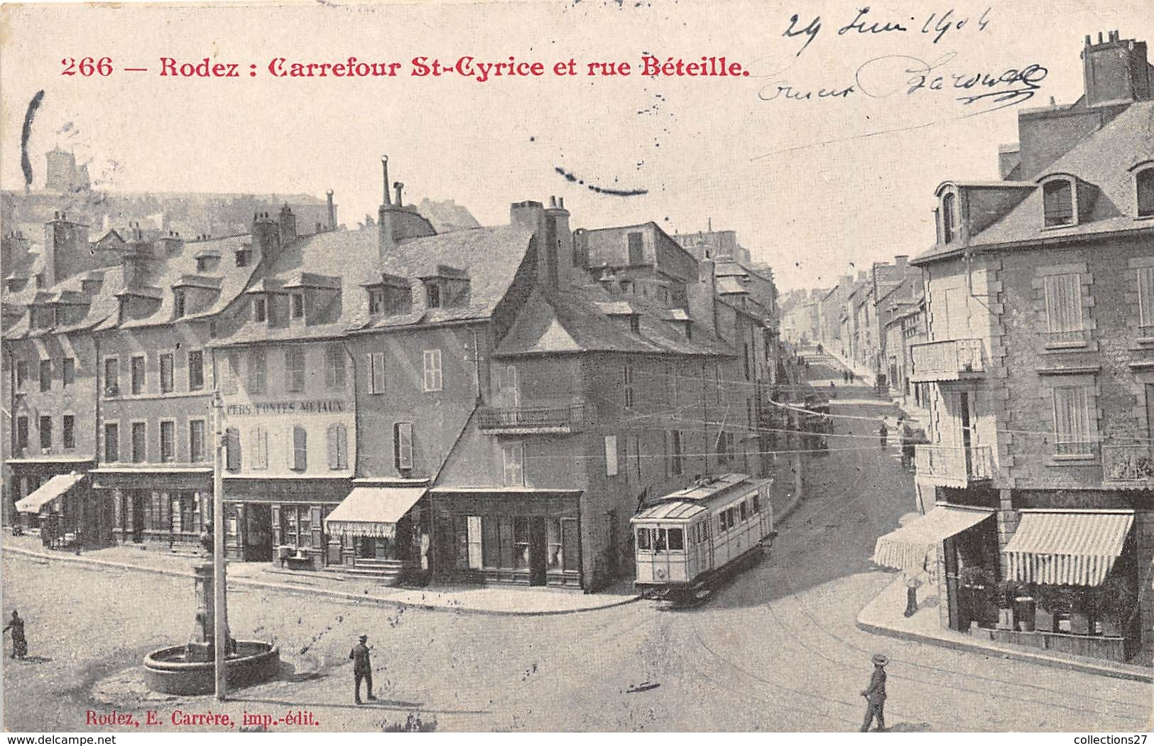 12-RODEZ- CARREFOUR SAINT-CYRICE ET RUE BETEILLE - Rodez