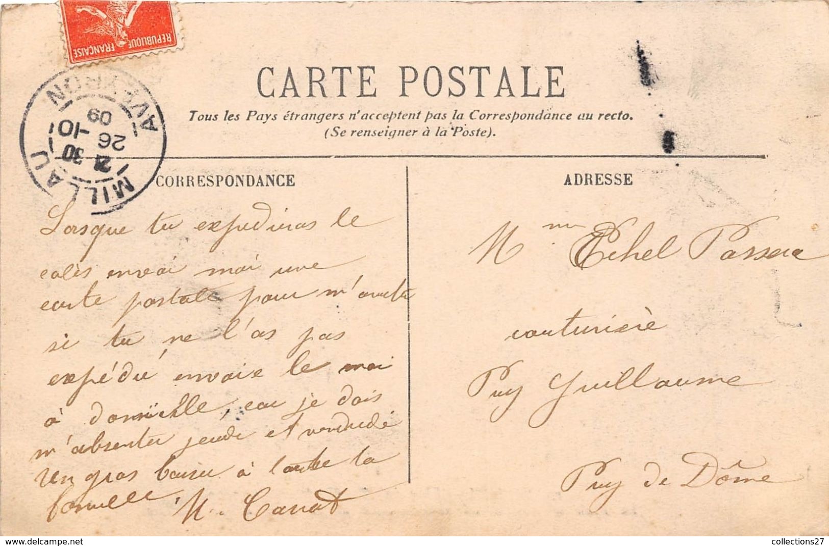 12-MILLAU- FÊTE DES 16,17,18 OCTOBRE 1909, LA FOULE SE RENDANT AU COURONNEMENT DE LA REINE DE LA GANTERIE - Millau