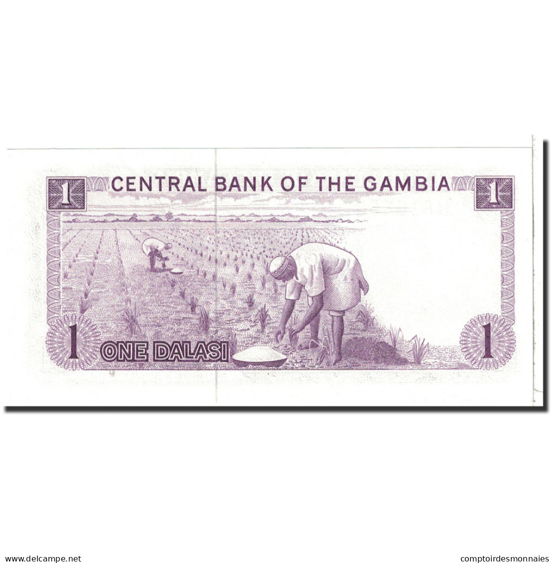 Billet, The Gambia, 1 Dalasi, 1971, Undated, KM:4f, NEUF - Gambia