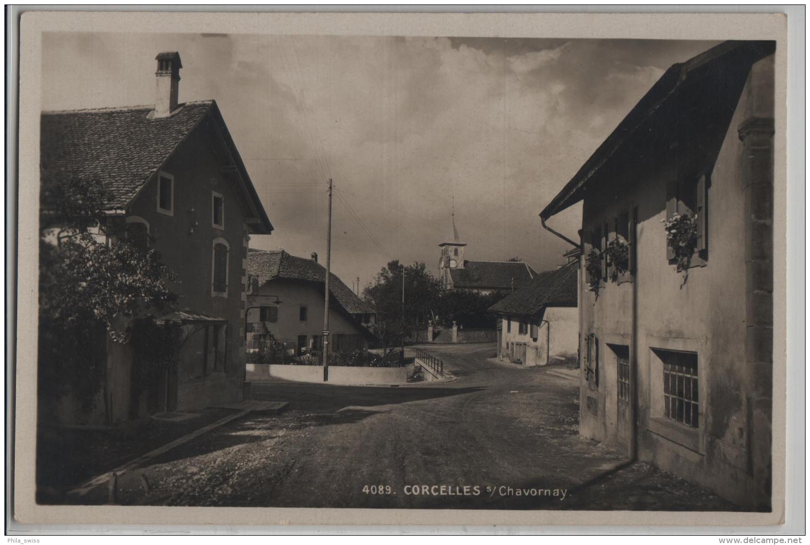 Corcelles S/Chavornay - Partie Du Village - Photo: Perrochet-Matile No. 4089 - Chavornay