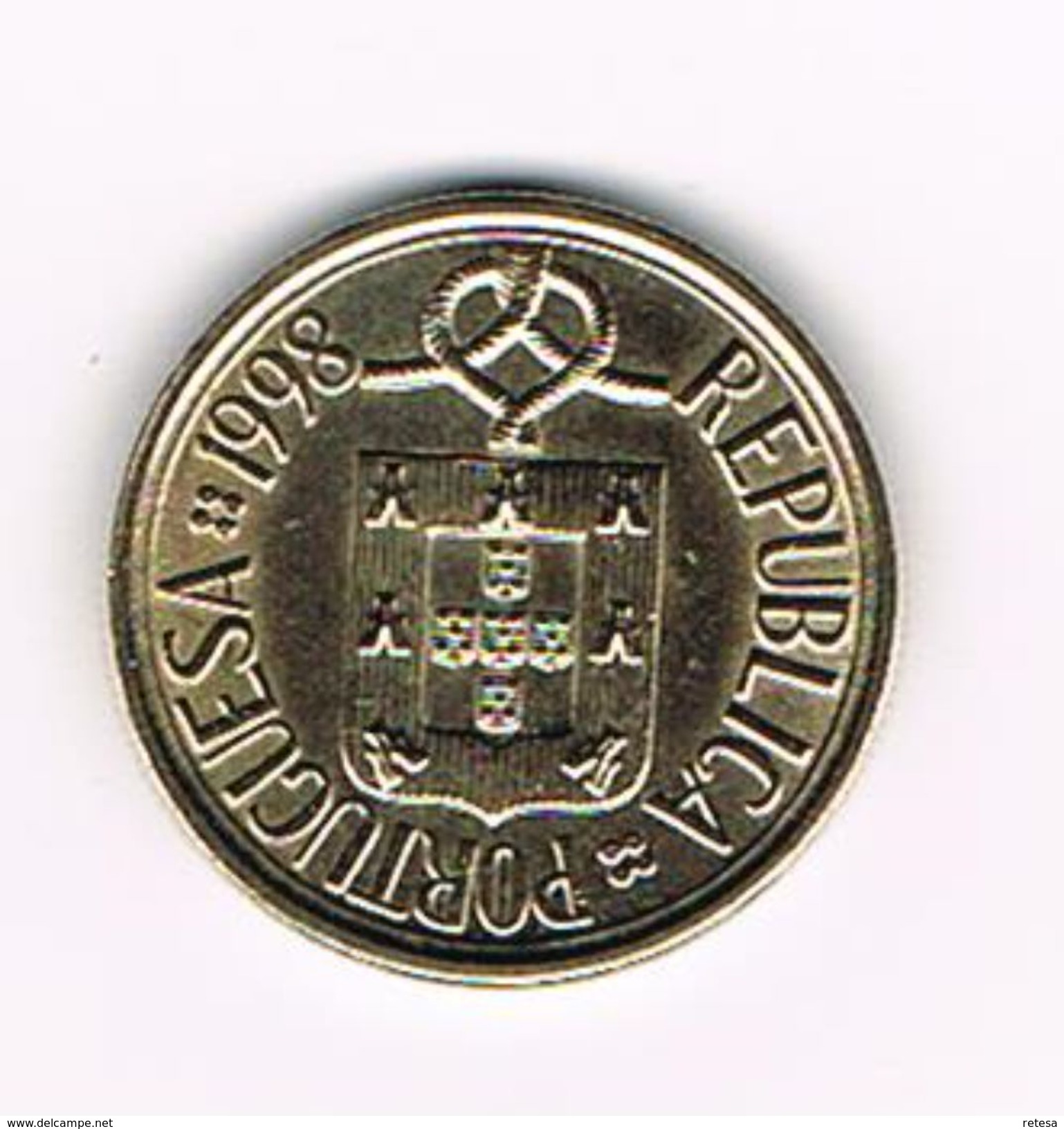 )  PORTUGAL  5  ESCUDOS  1998 - Portugal