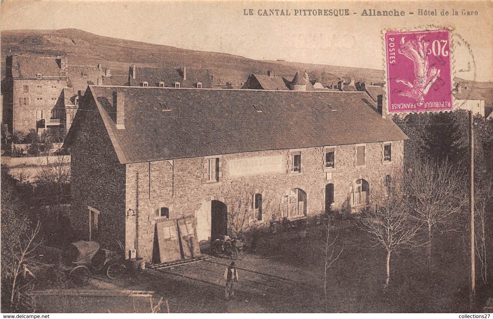 15-ALLANCHE- HÔTEL DE LA GARE - Allanche