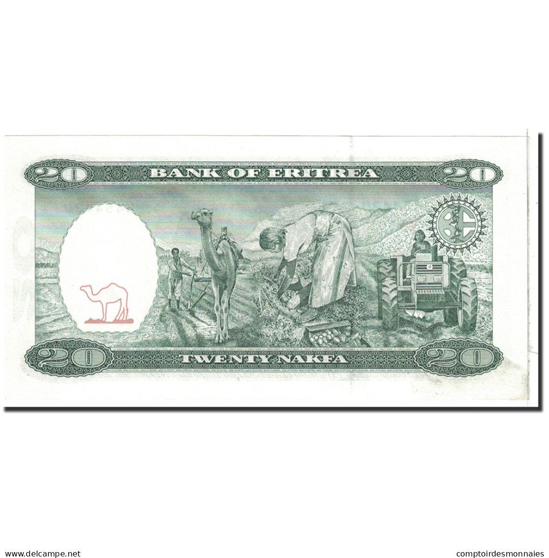 Billet, Eritrea, 20 Nakfa, 1997, 1997-05-24, KM:4, NEUF - Eritrea