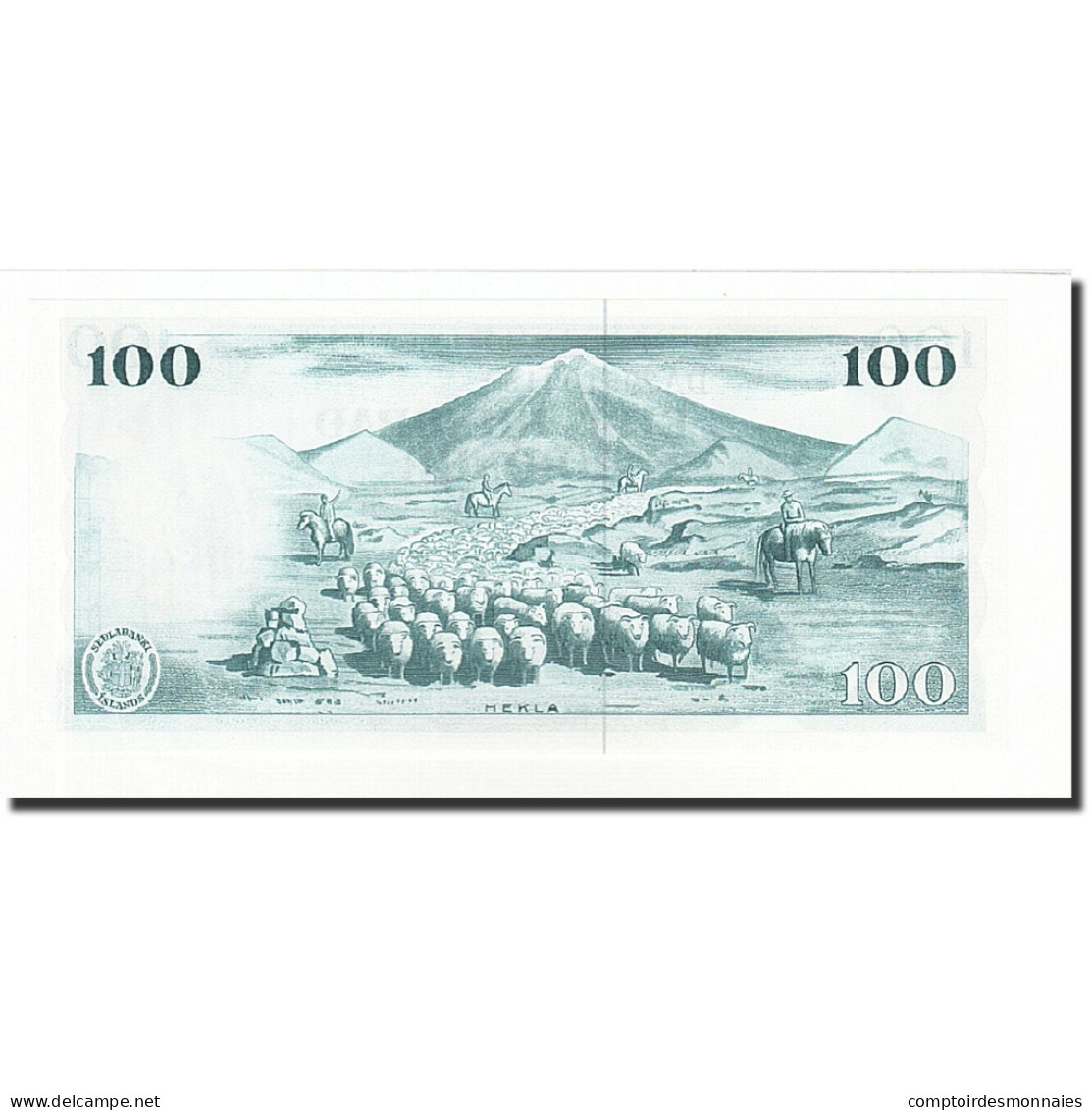 Billet, Iceland, 100 Kronur, 1961, KM:44a, NEUF - Island