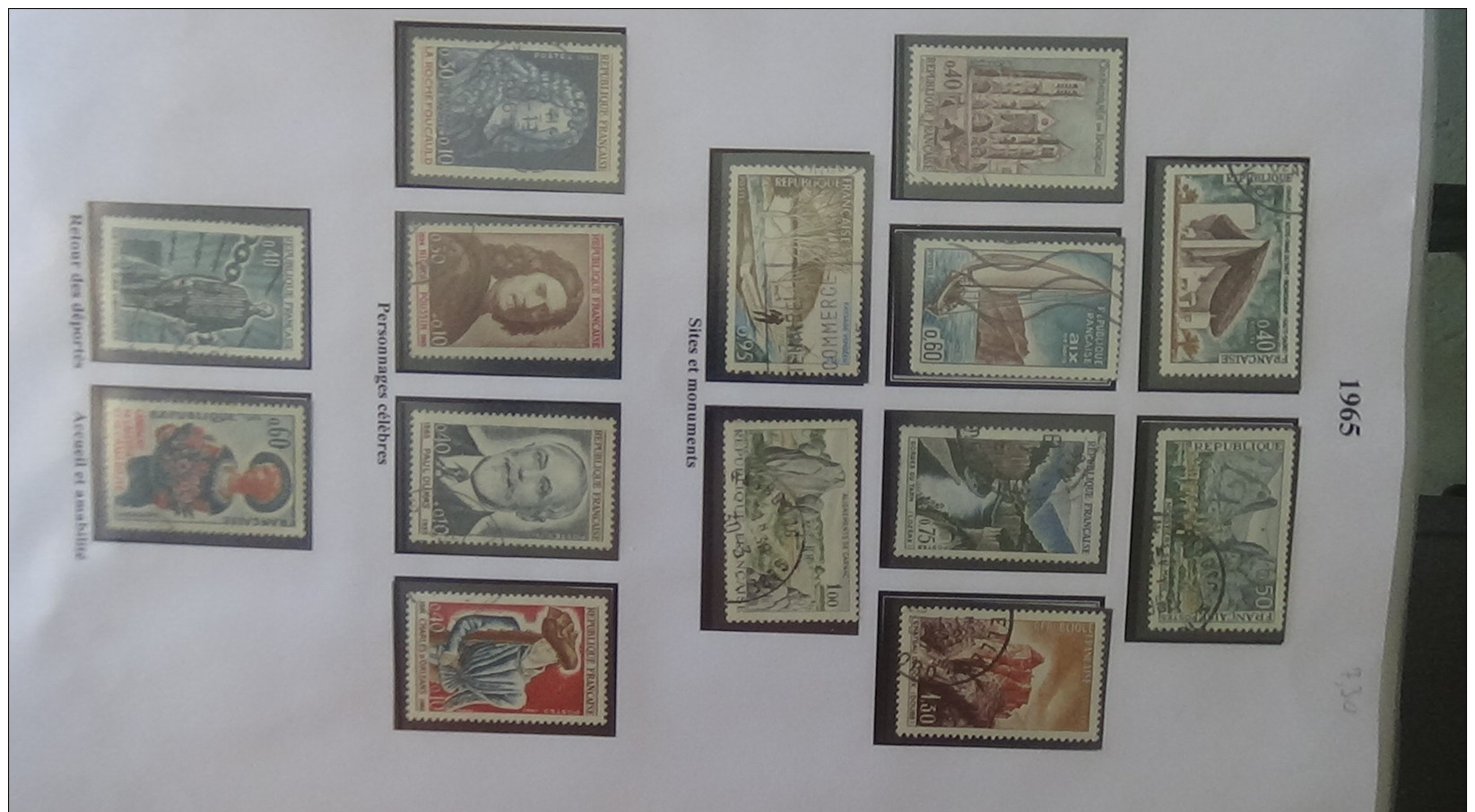 C Collection France Oblitéré Dont Trés Belles Série GH De 1951 à 1971 (manque Peu De Timbre) Cote +++ A Saisir !!! - Collections (en Albums)