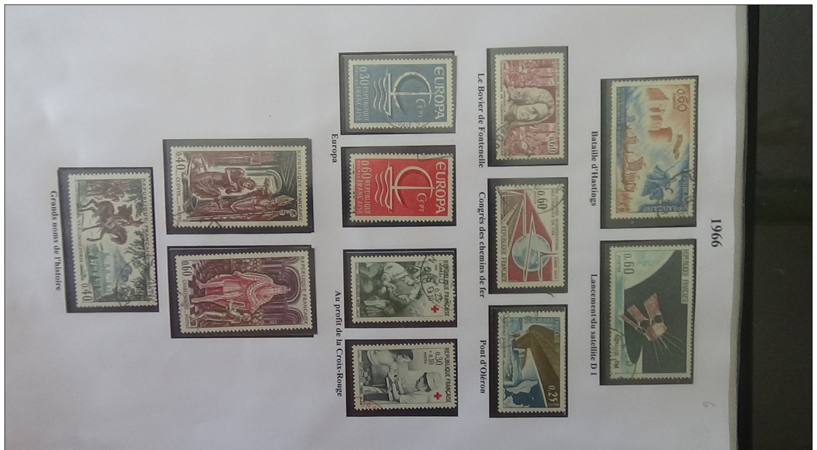 C Collection France oblitéré dont trés belles série GH de 1951 à 1971 (manque peu de timbre) cote +++ A saisir !!!