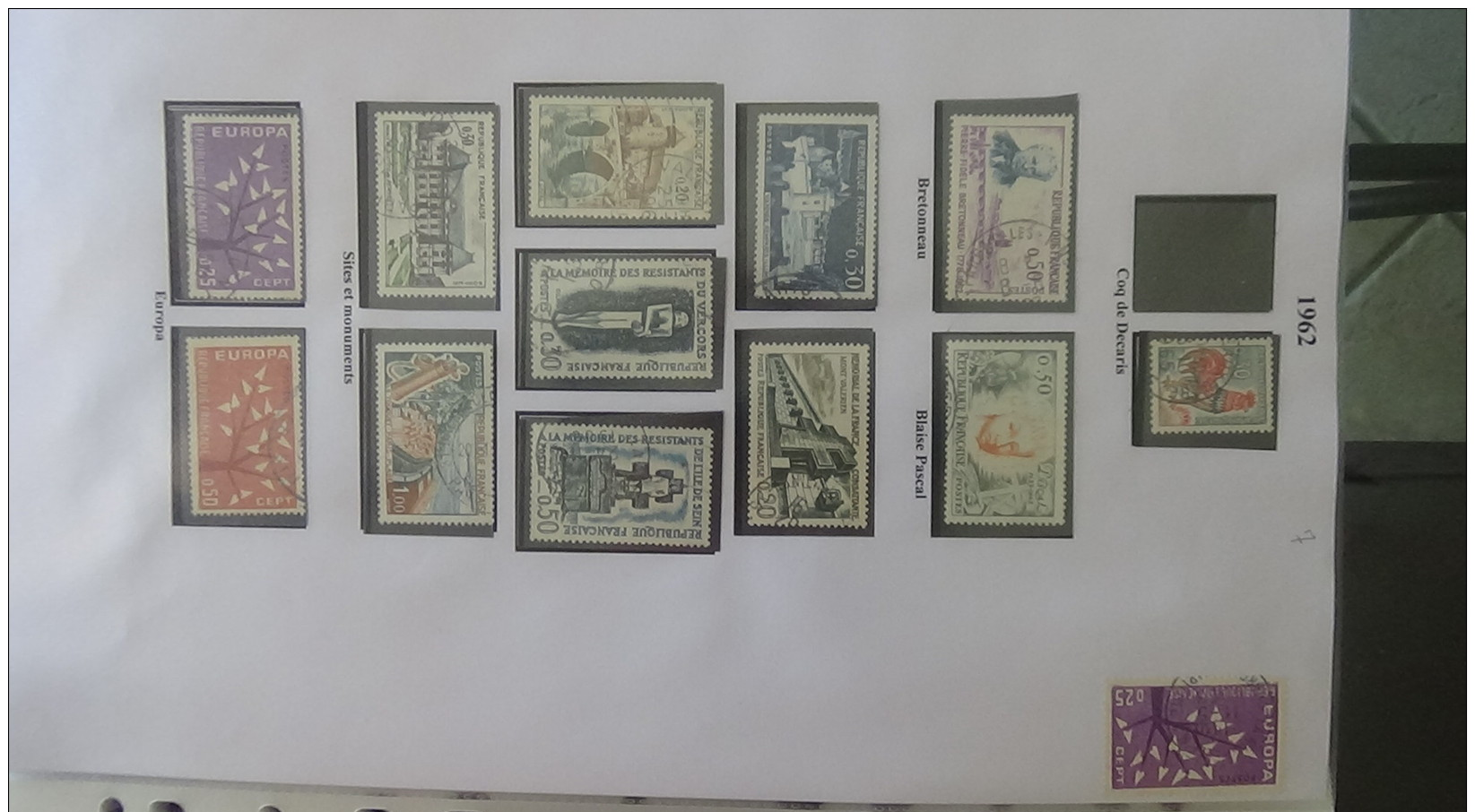 C Collection France oblitéré dont trés belles série GH de 1951 à 1971 (manque peu de timbre) cote +++ A saisir !!!