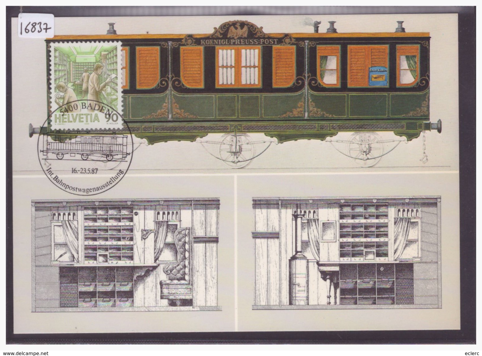 CARTE MAXIMUM PRIVEE, PAS OFFICIELLE DE LA POSTE - No Zumstein 742 - TB - Cartes-Maximum (CM)