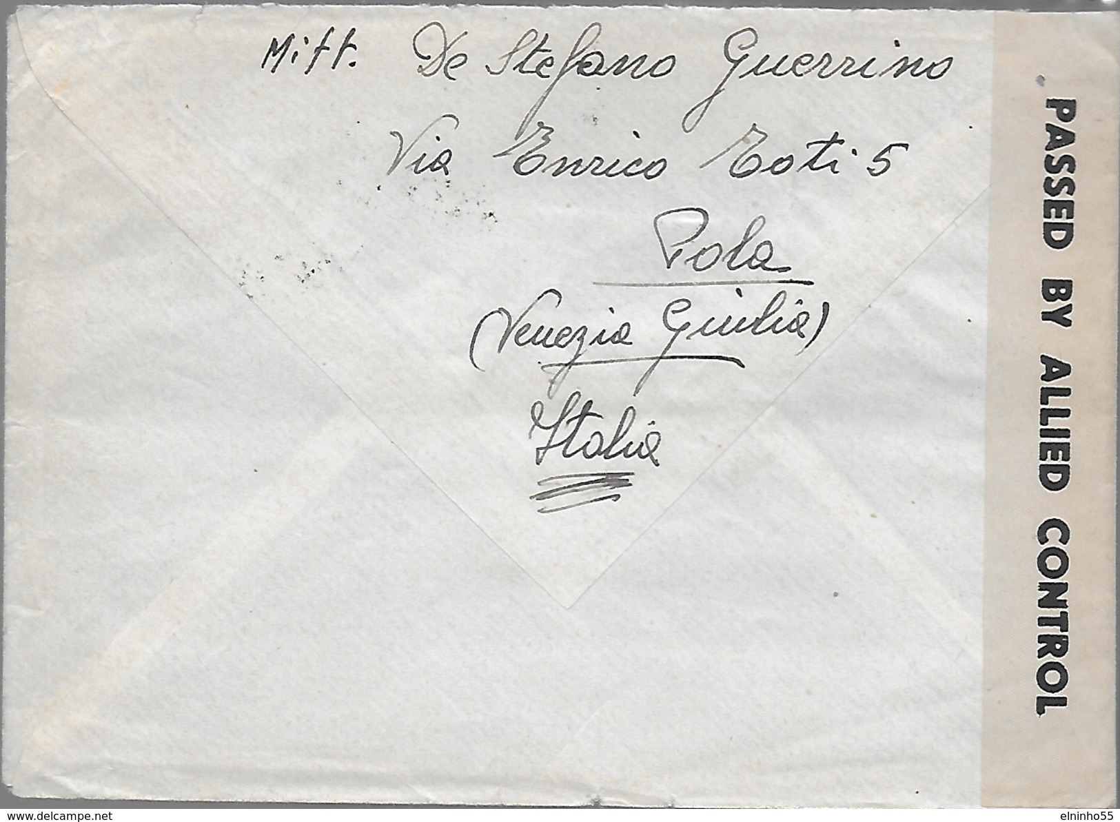 1946 AMG VG - Lettera Per Estero - Francia - Storia Postale