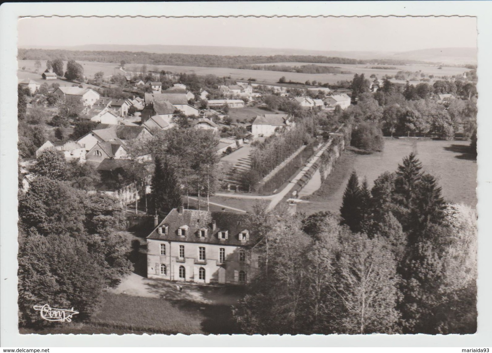 LOULANS LES FORGES - HAUTE SAONE - VUE AERIENNE - LE CHATEAU - MAISON DE REPOS DE LA SECURITE SOCIALE - Autres & Non Classés