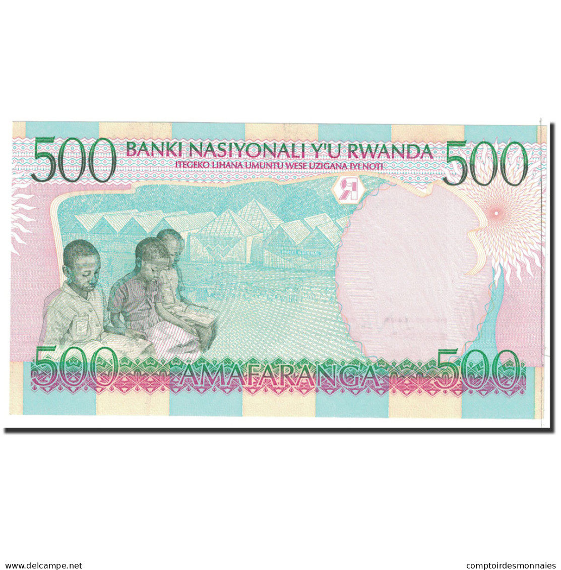 Billet, Rwanda, 500 Francs, 1998, 1998-12-01, KM:26a, NEUF - Rwanda