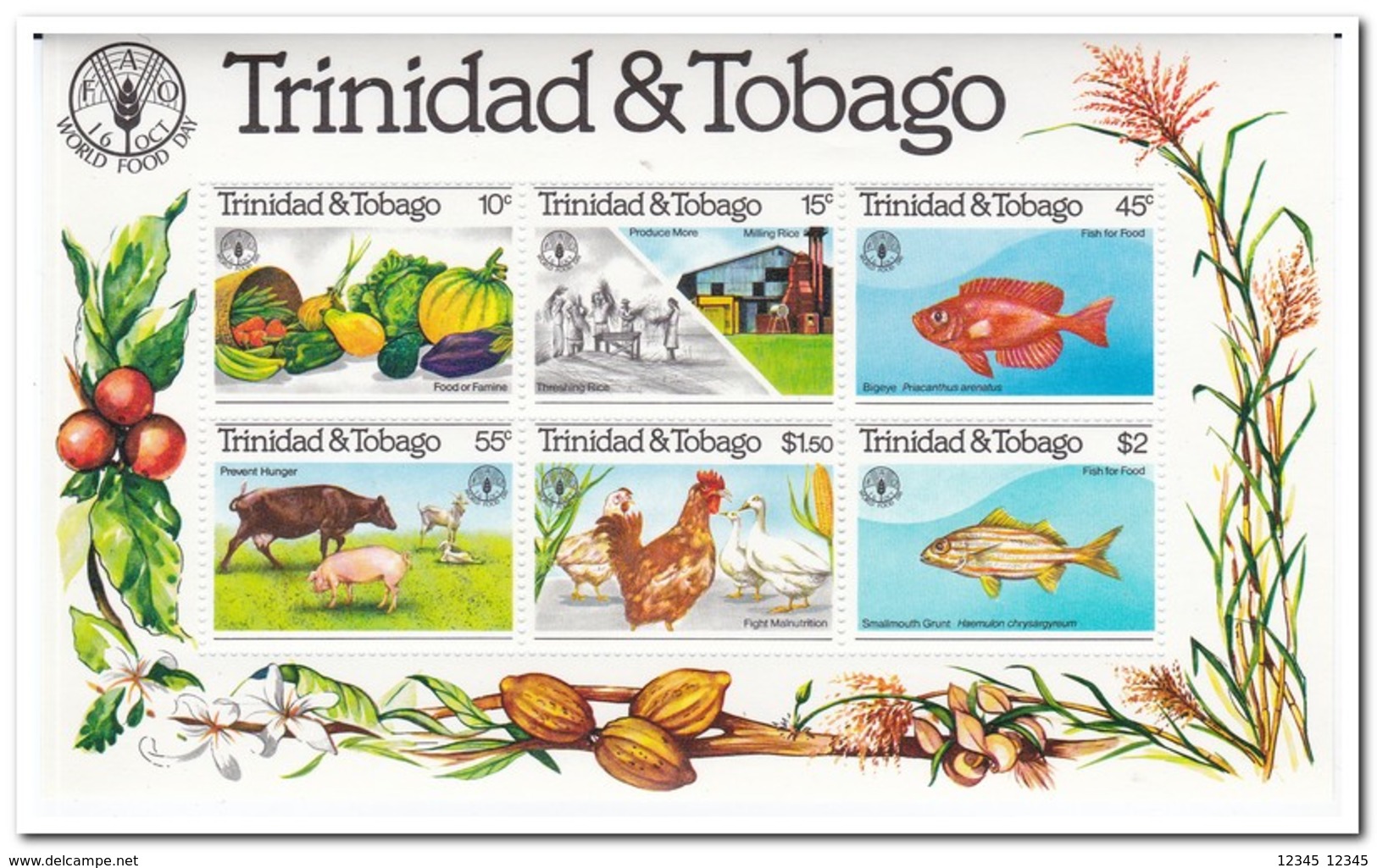 Trinidad & Tobago 1981, Postfris MNH, Food - Trinidad En Tobago (1962-...)