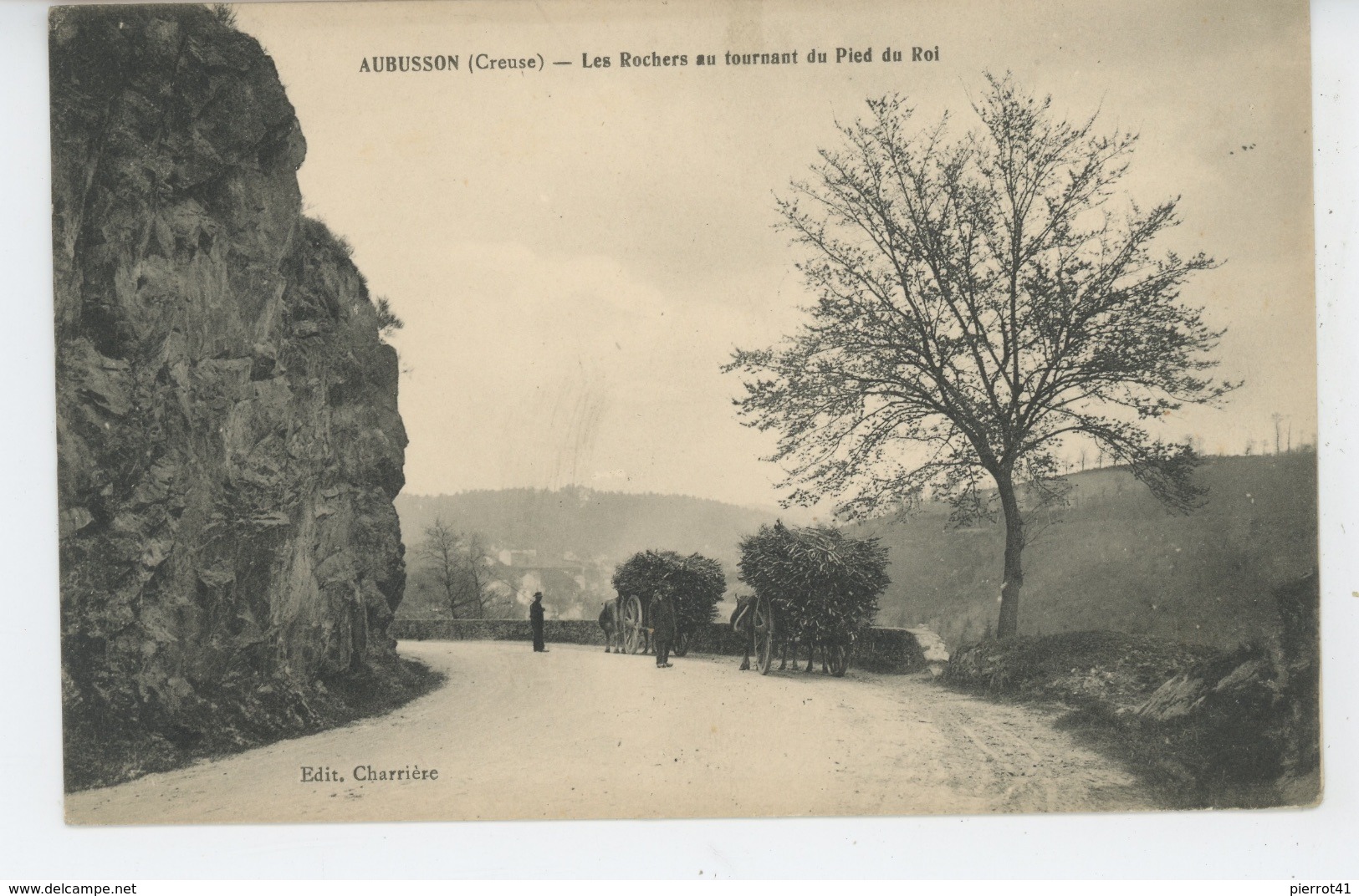 AUBUSSON - Les Rochers Au Tournant Du Pied Du Roi - Aubusson