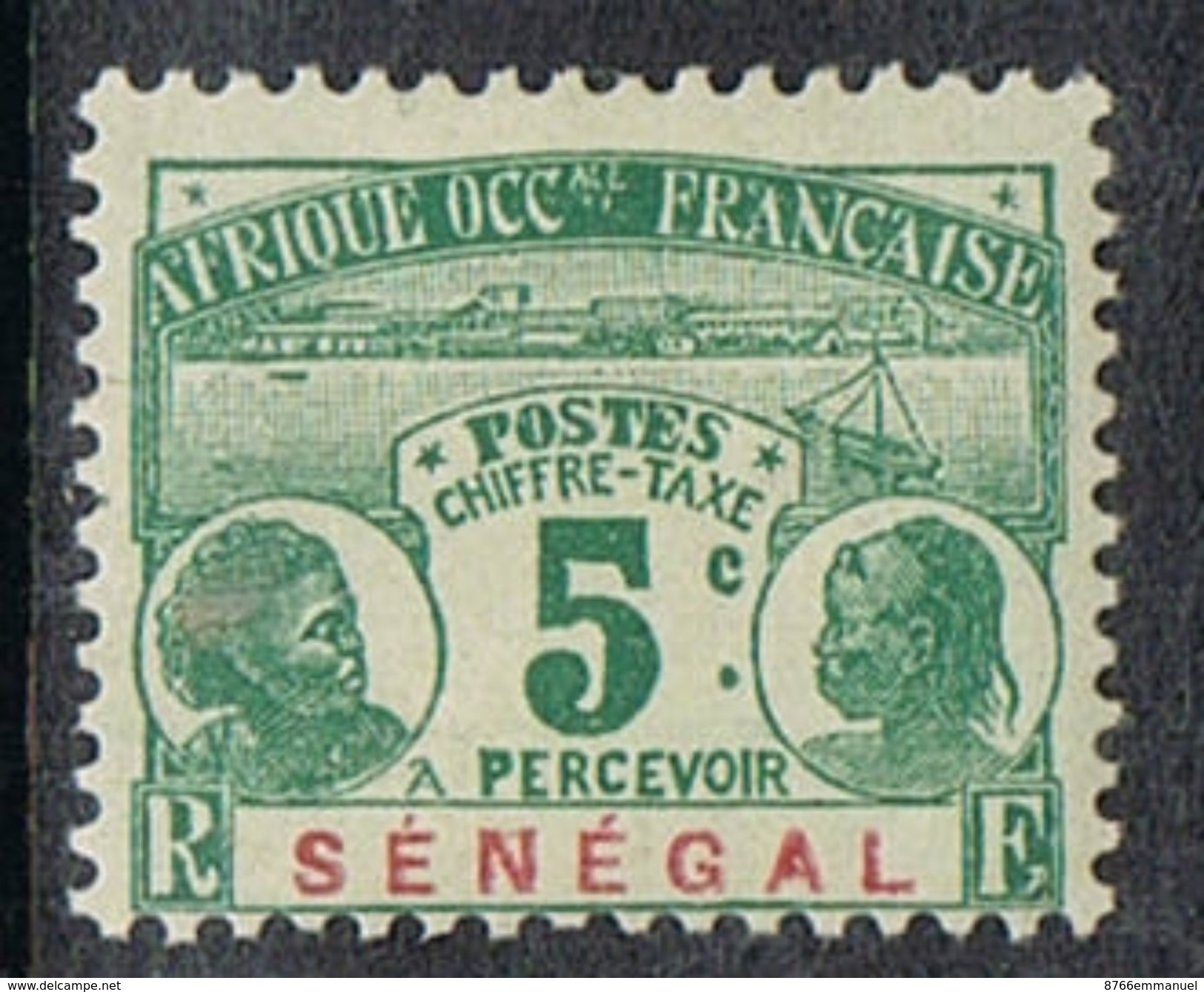 SENEGAL TAXE N°4 N* - Portomarken