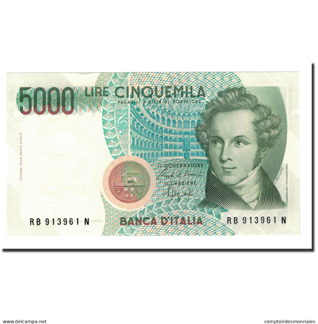 Billet, Italie, 5000 Lire, 1985, 1985-01-04, KM:111b, NEUF - 5000 Lire