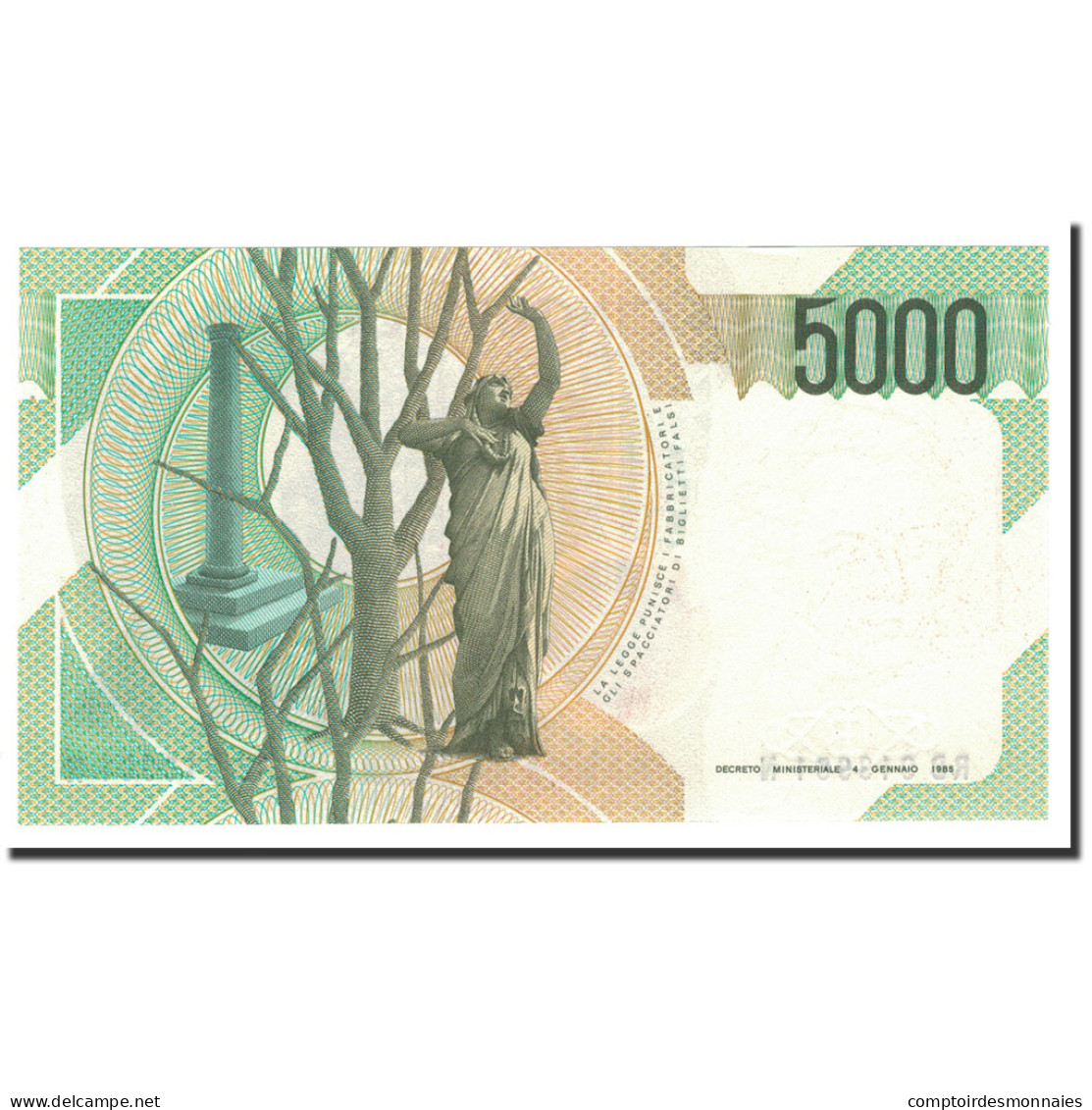 Billet, Italie, 5000 Lire, 1985, 1985-01-04, KM:111b, NEUF - 5000 Lire