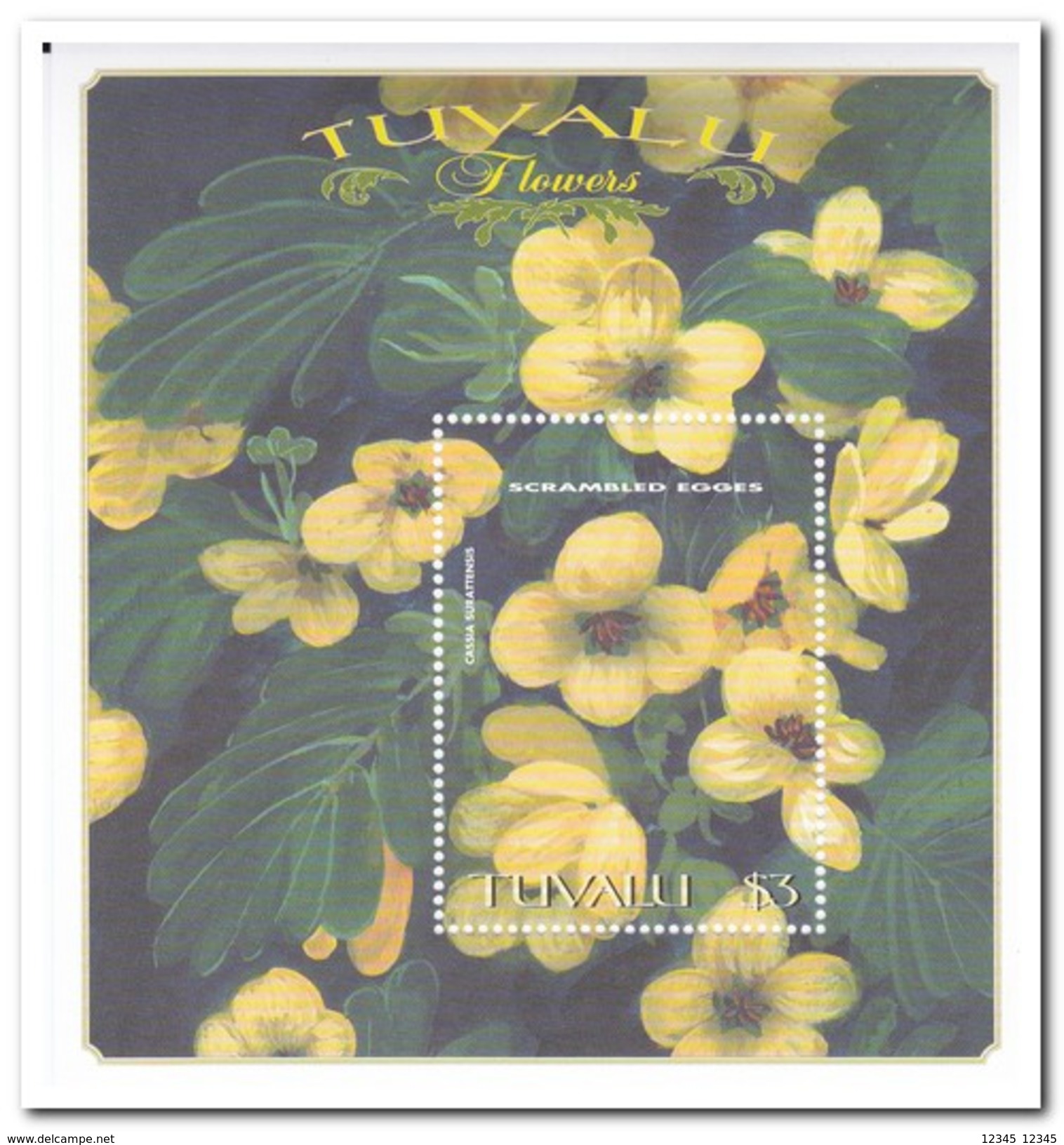 Tuvalu 1999, Postfris MNH, Flowers - Tuvalu